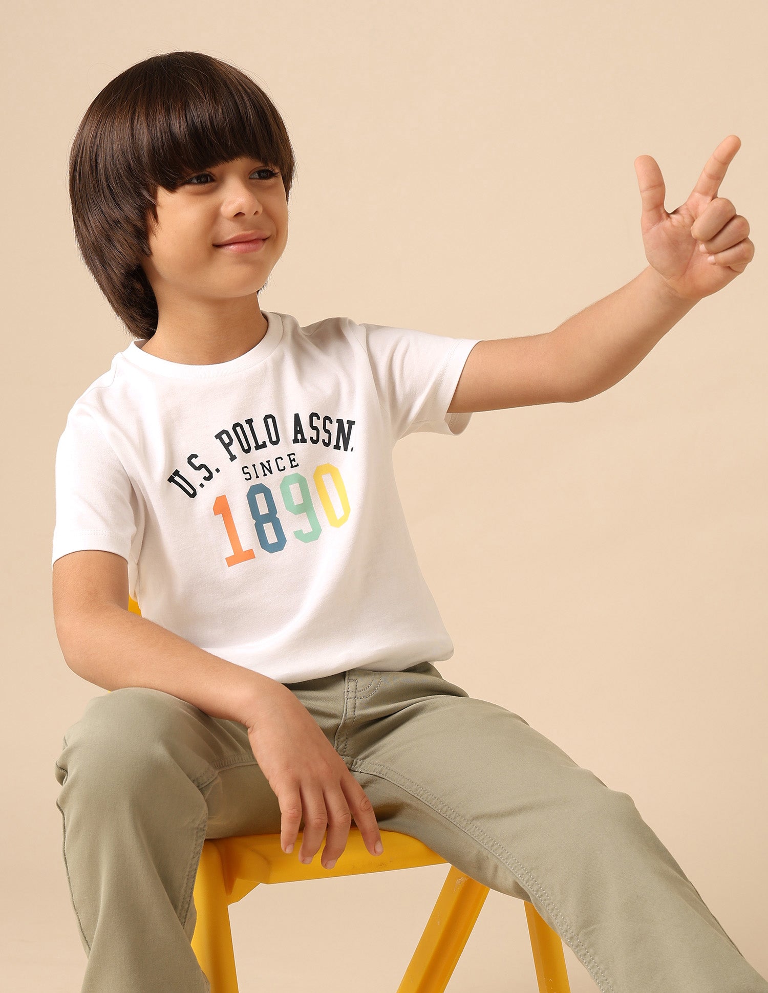 Boys Pure Cotton Brand Printed T Shirt