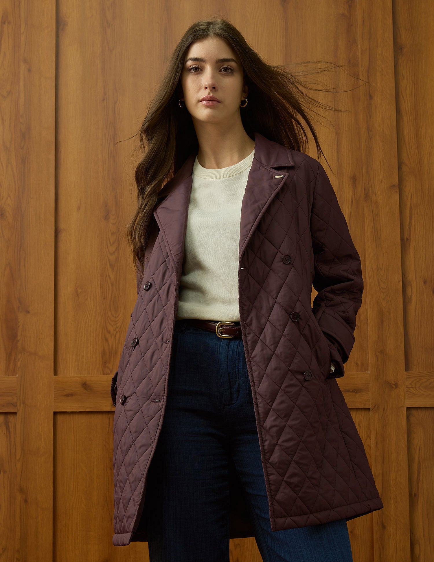 Longline Quilted Jacket