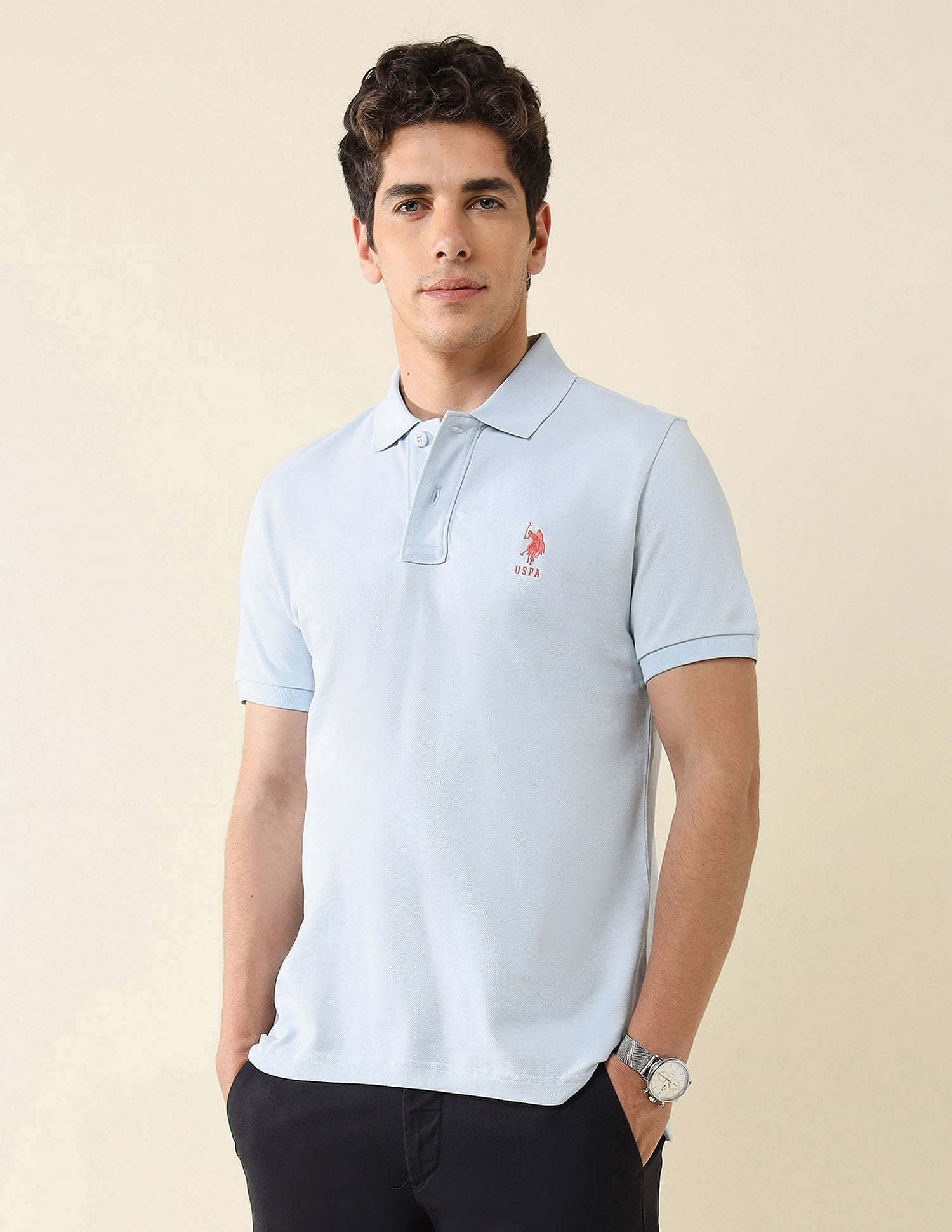 Pure Cotton Slim Fit Polo Shirt