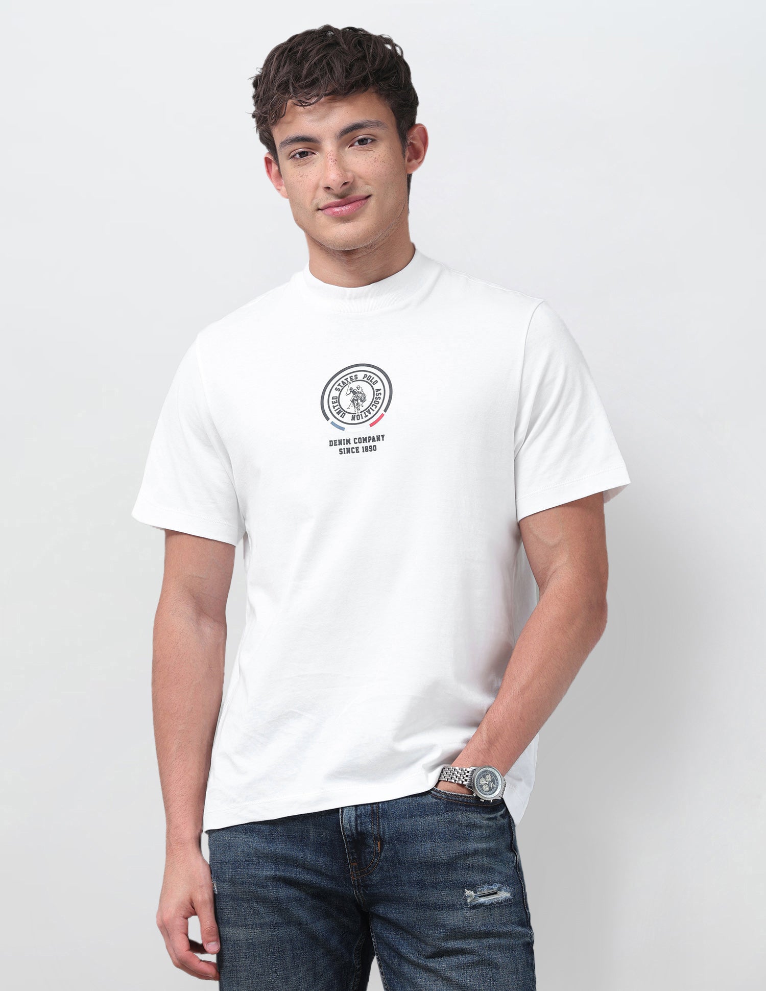 Solid Relaxed Fit T-Shirt