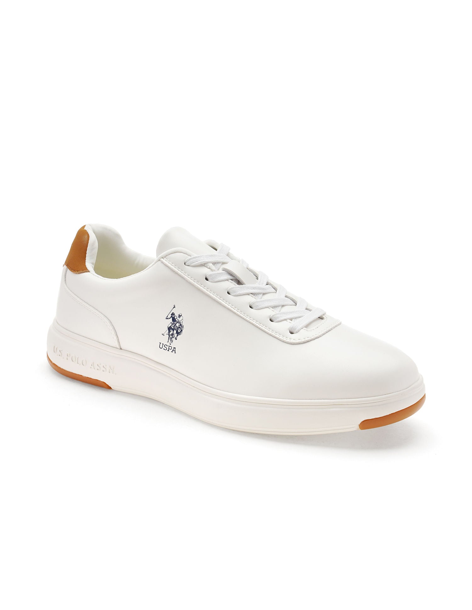 Men Zoro White All Day Sneakers White - U.S. Polo Assn. India | Large