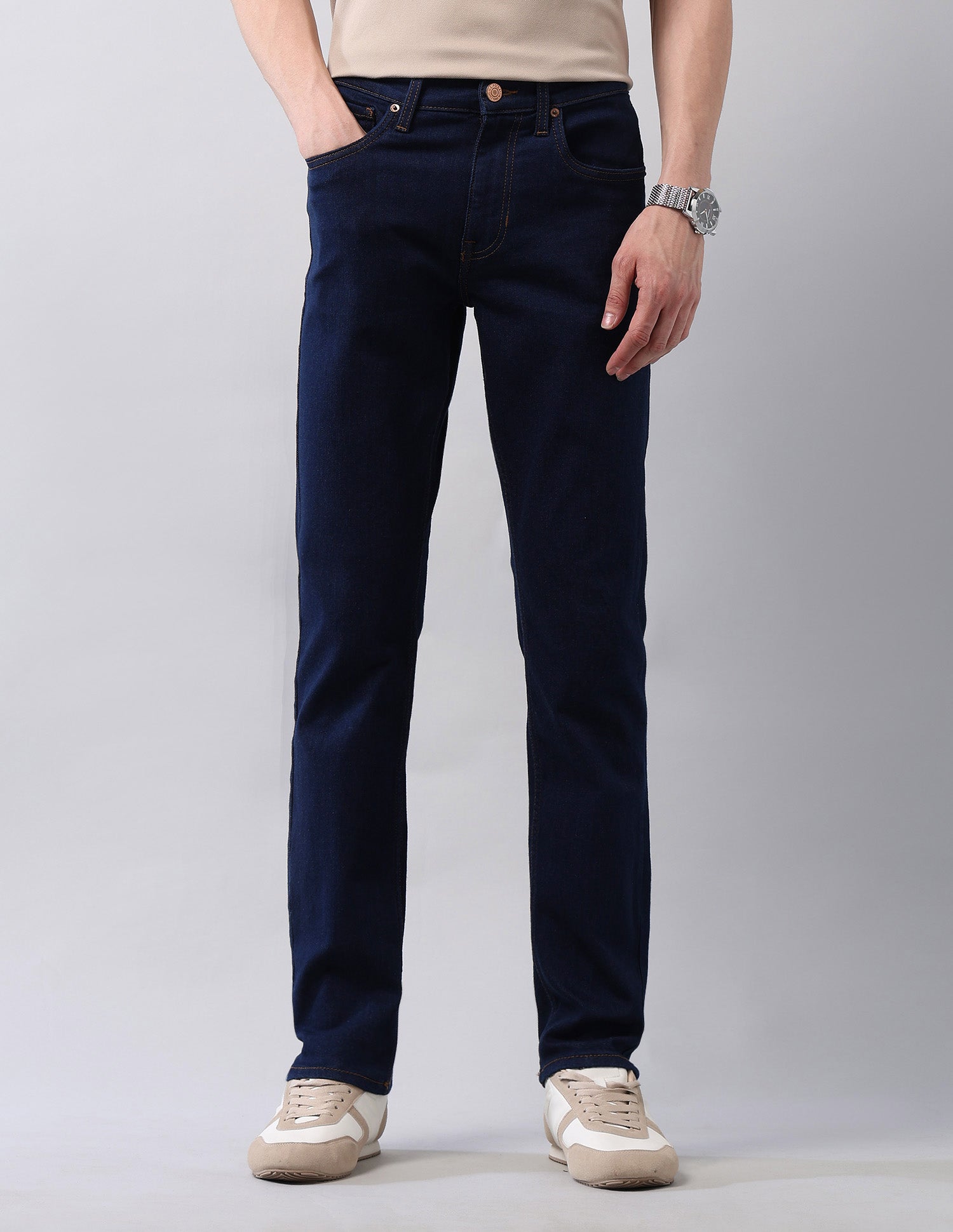 Regallo Skinny Fit Blue Jeans Blue - U.S. Polo Assn. India | Large