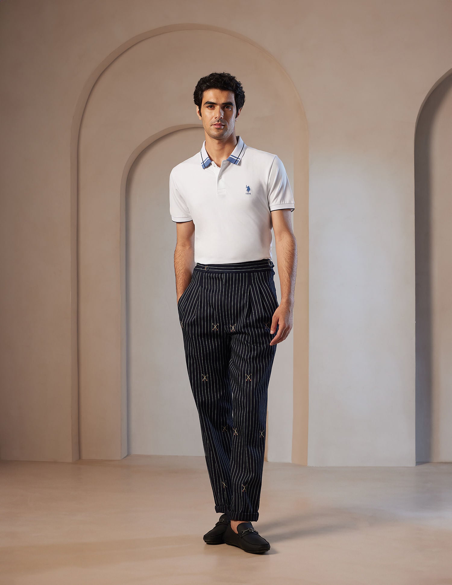 Pacho X Slim Fit Polo Shirt White - U.S. POLO ASSN. | Large