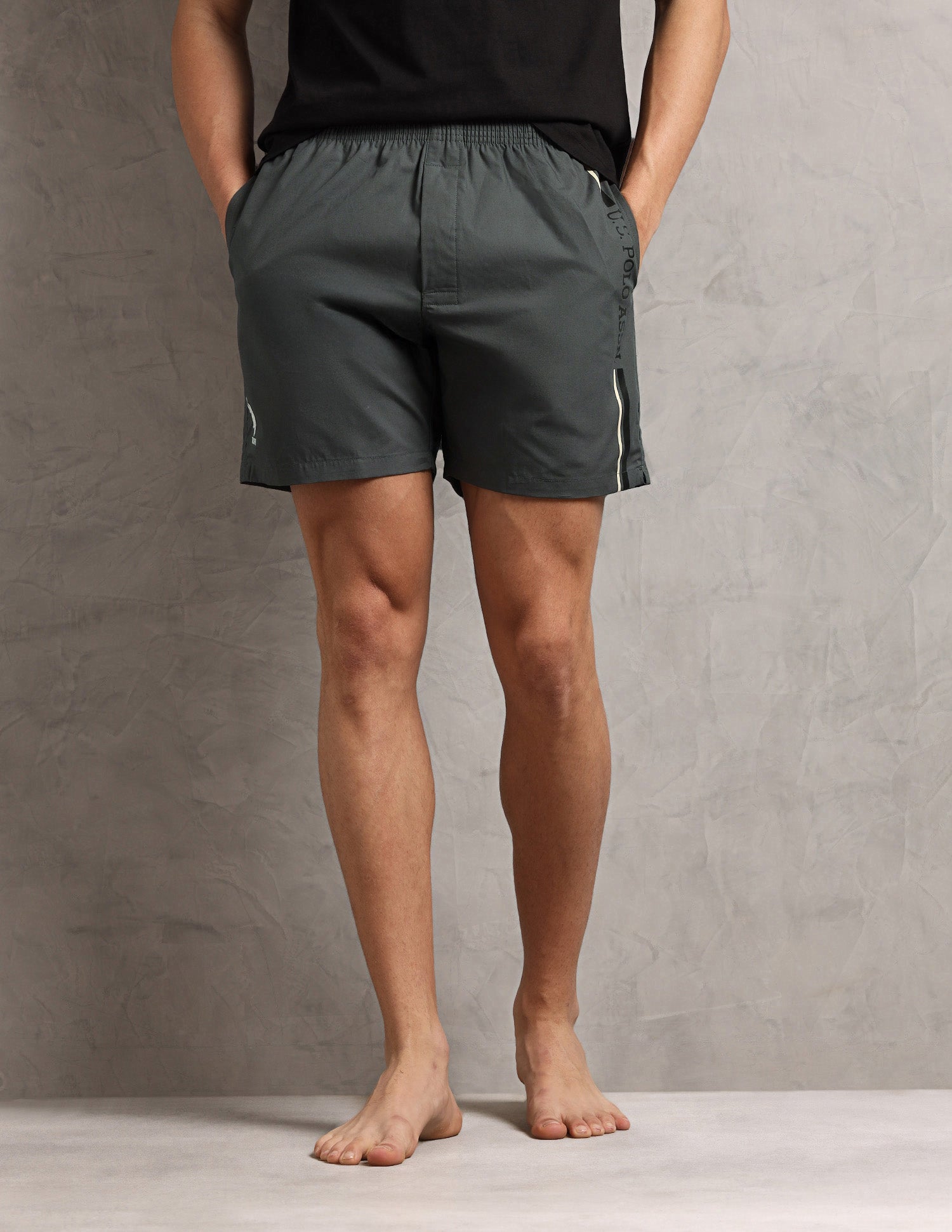 Mid Rise Solid IYAX Shorts - Pack Of 1