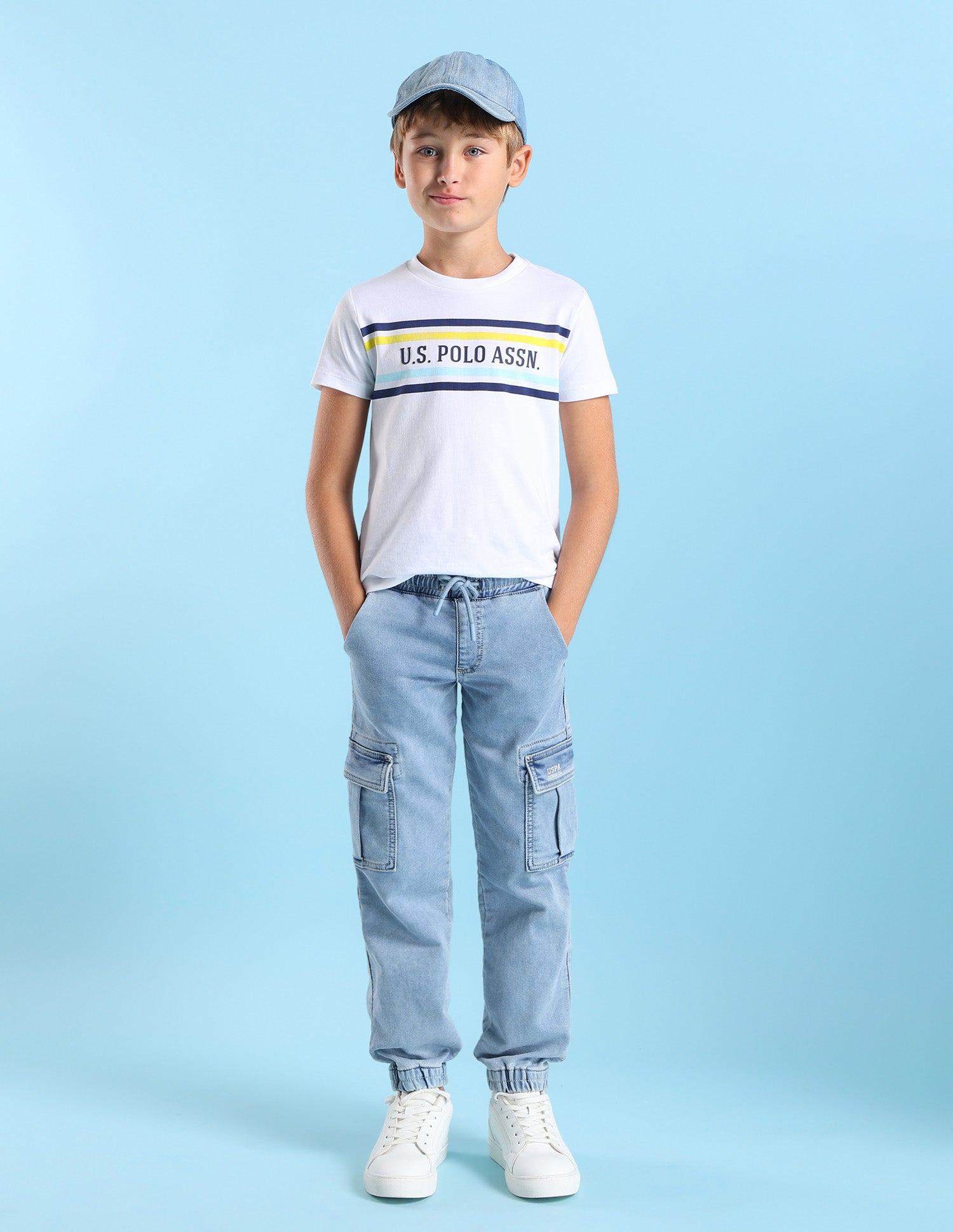 Boys Mid Rise Jogger Jeans