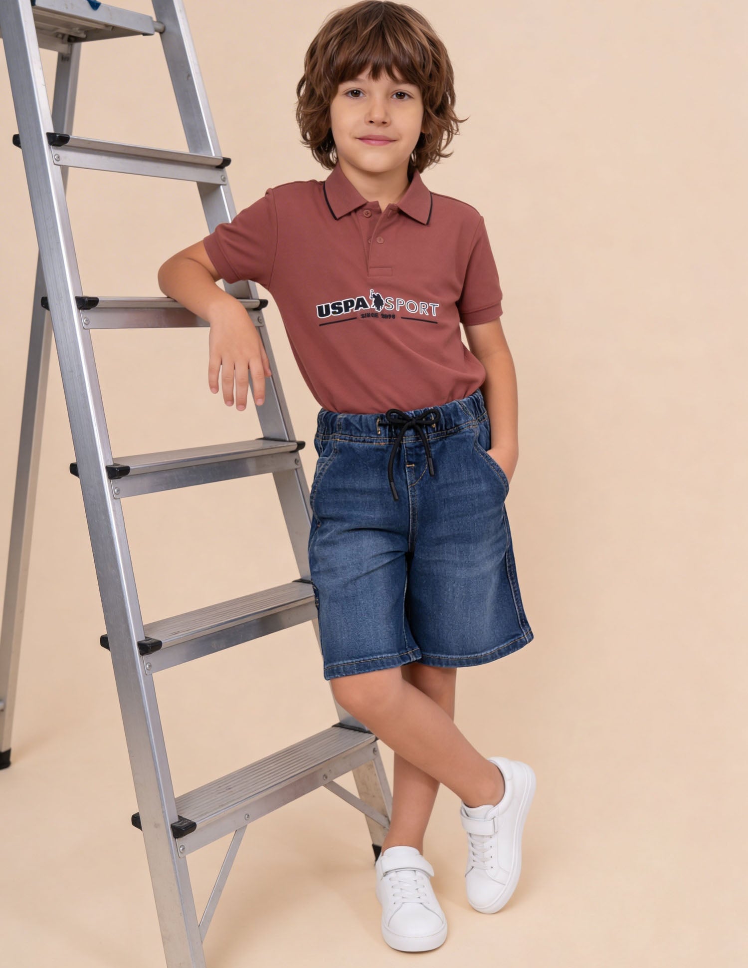 Mid Rise Whiskered Jeans Blue - U.S. Polo Assn. India | Large