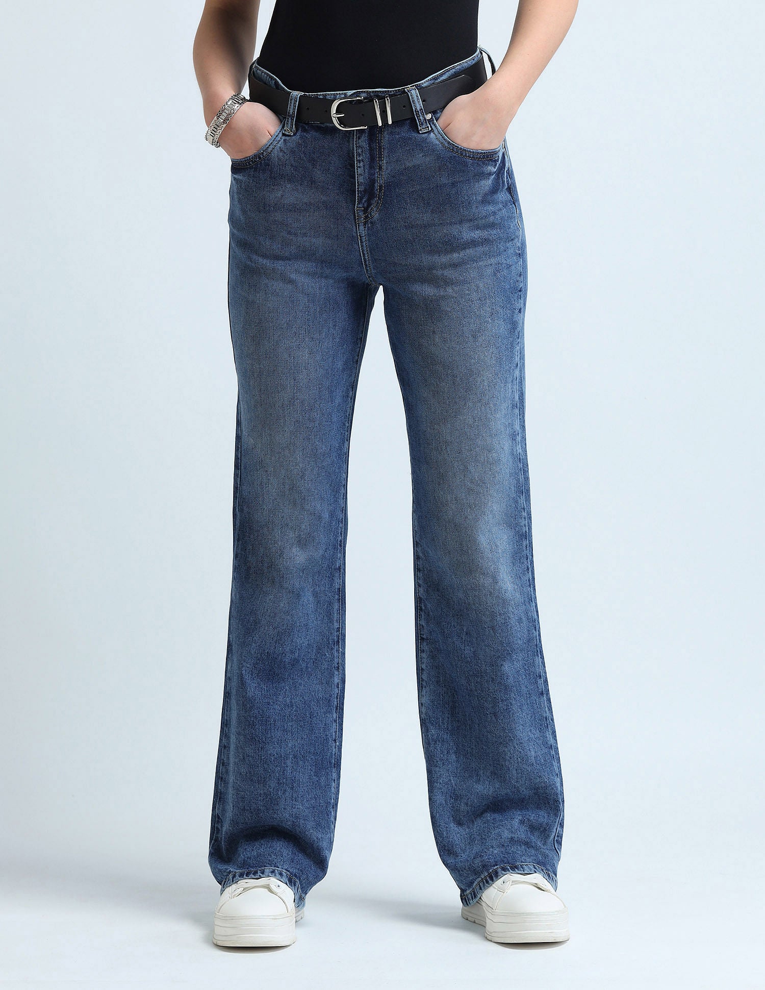 Bootcut Fit Blue Jeans Blue - U.S. Polo Assn. India | Large