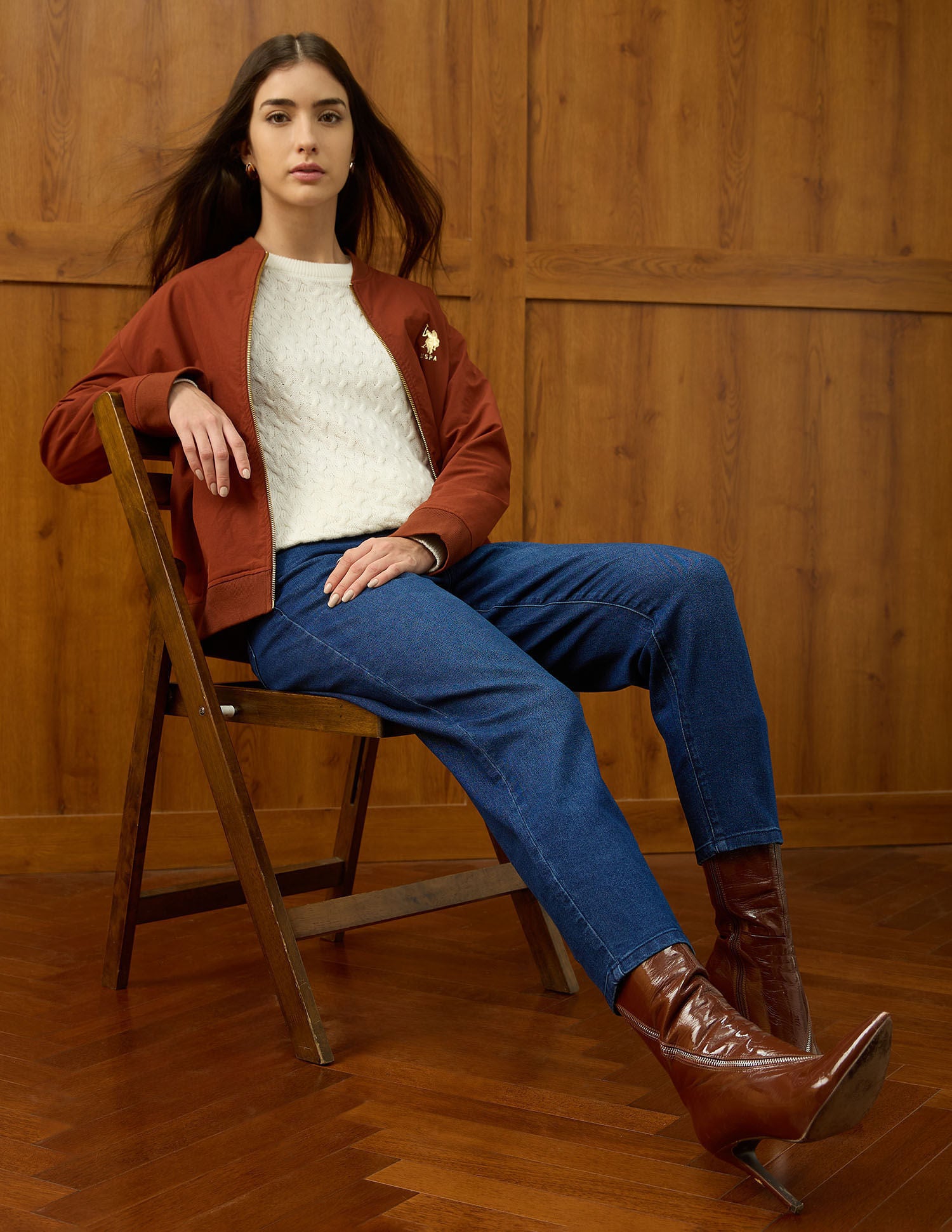 High Rise Carrot Fit Jeans