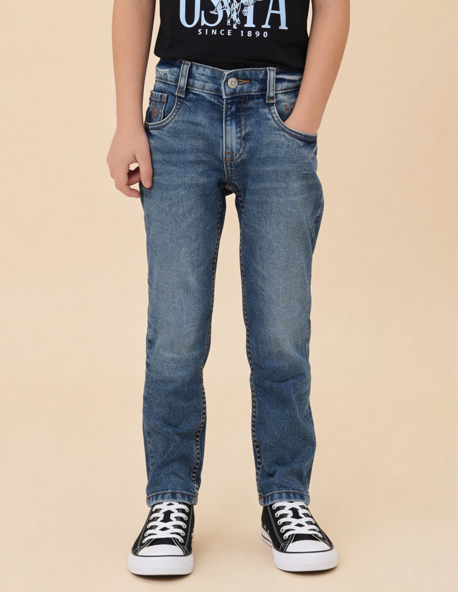 Slim Fit Blue Jeans