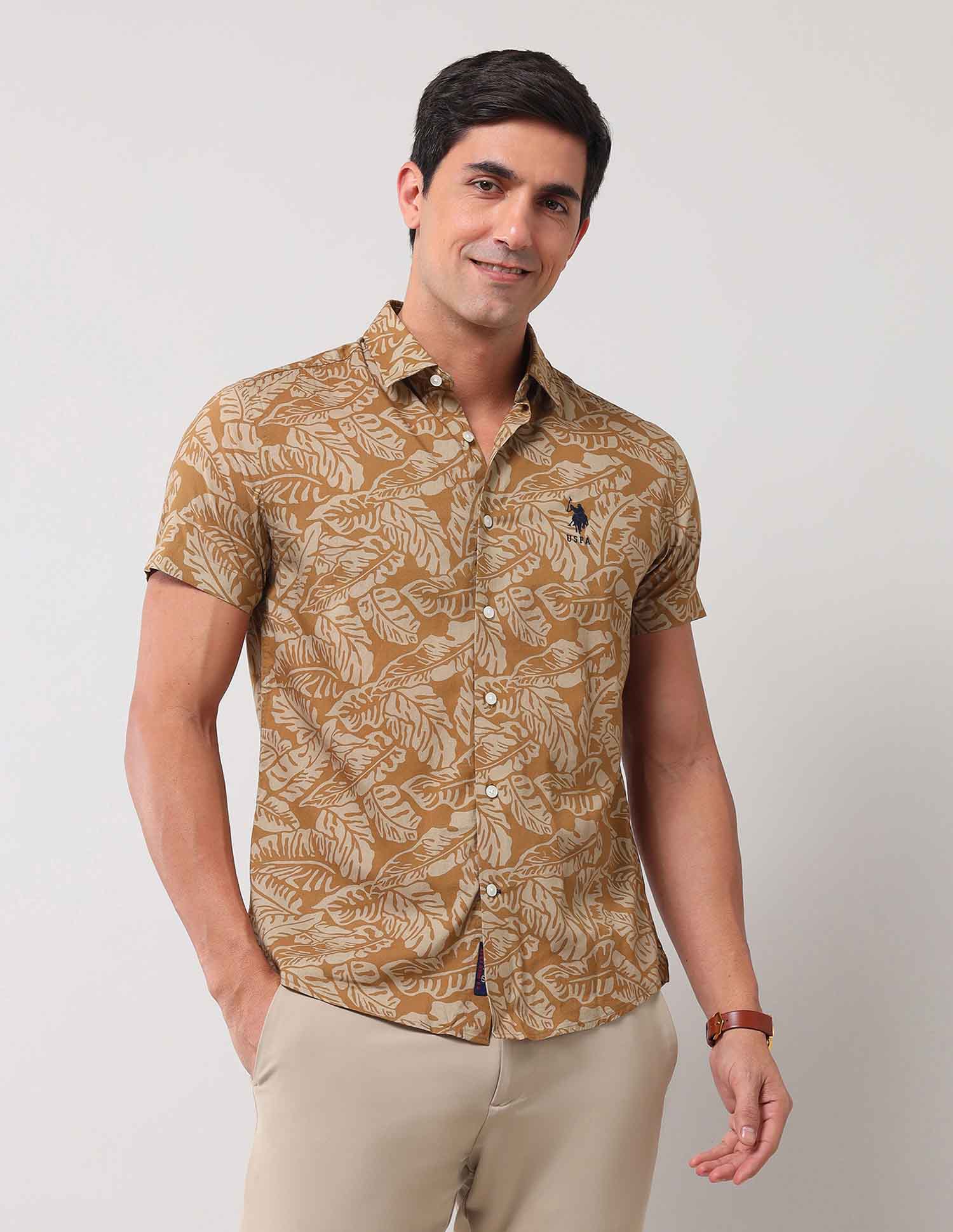 Manhattan Slim Fit All-Over Shirt