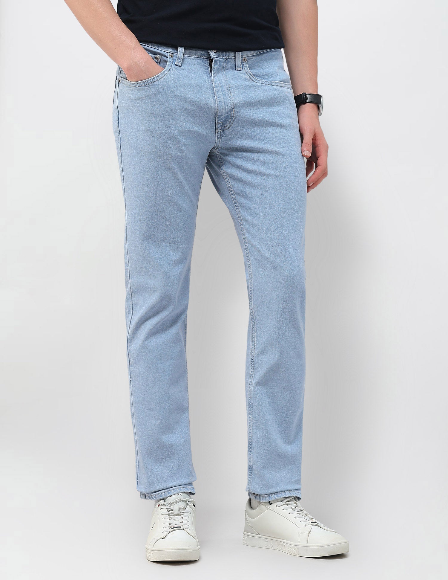 Harold Slim Straight Blue Jeans