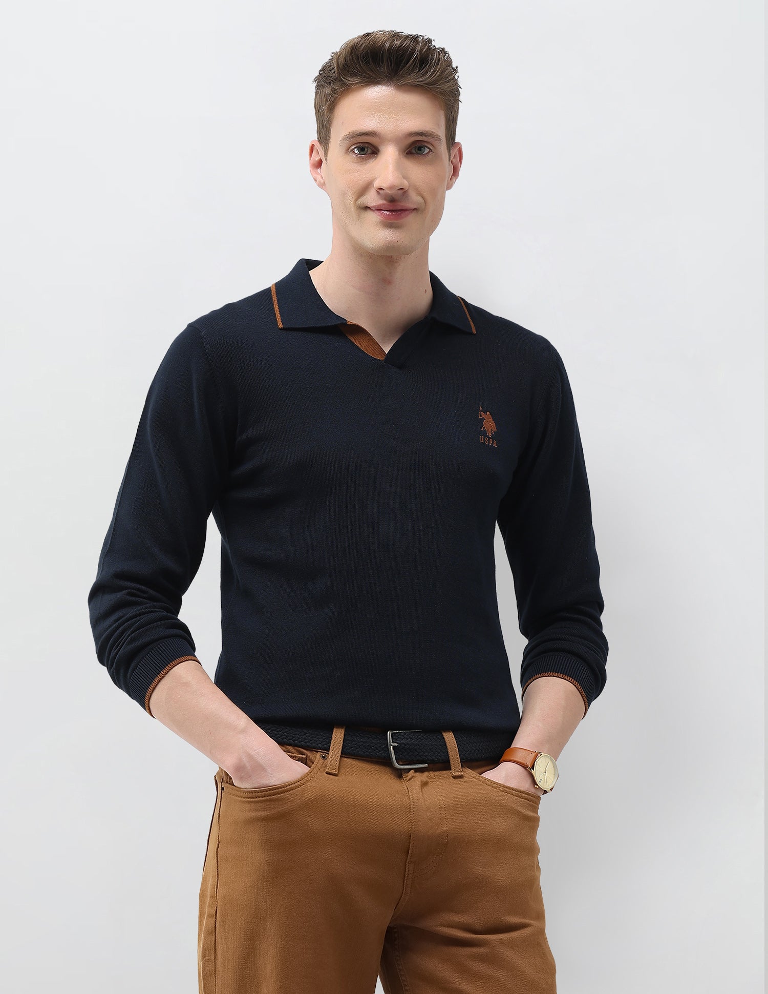 Solid Regular Fit Sweater