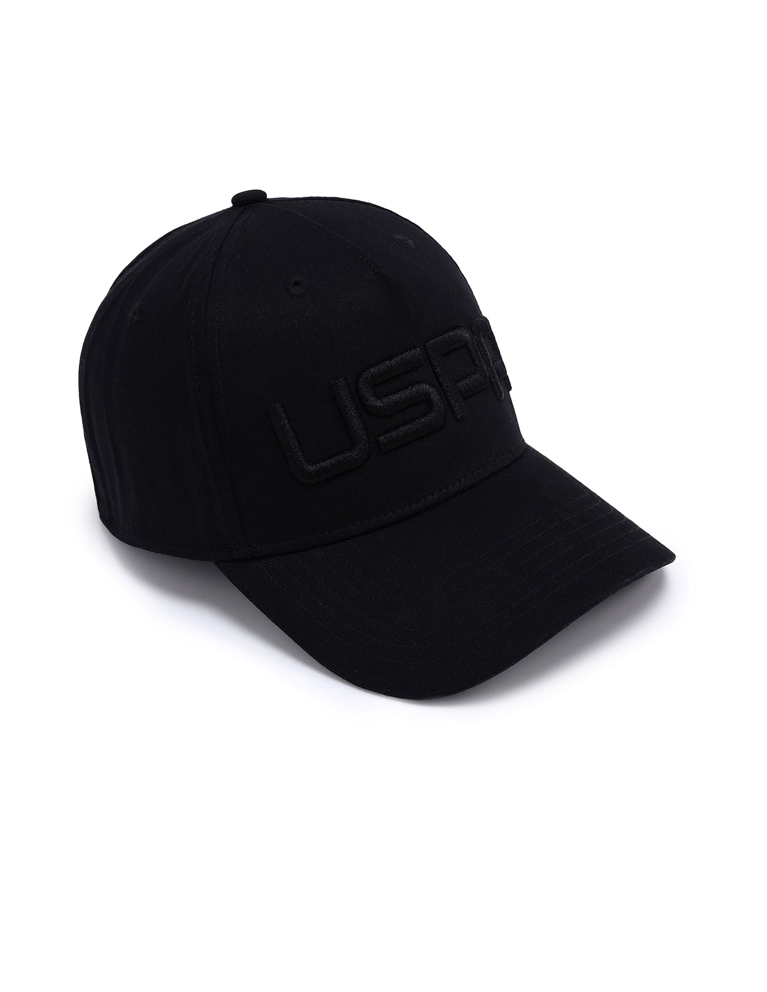 Brand Embroidered Twill Cap Black - U.S. POLO ASSN. | Large