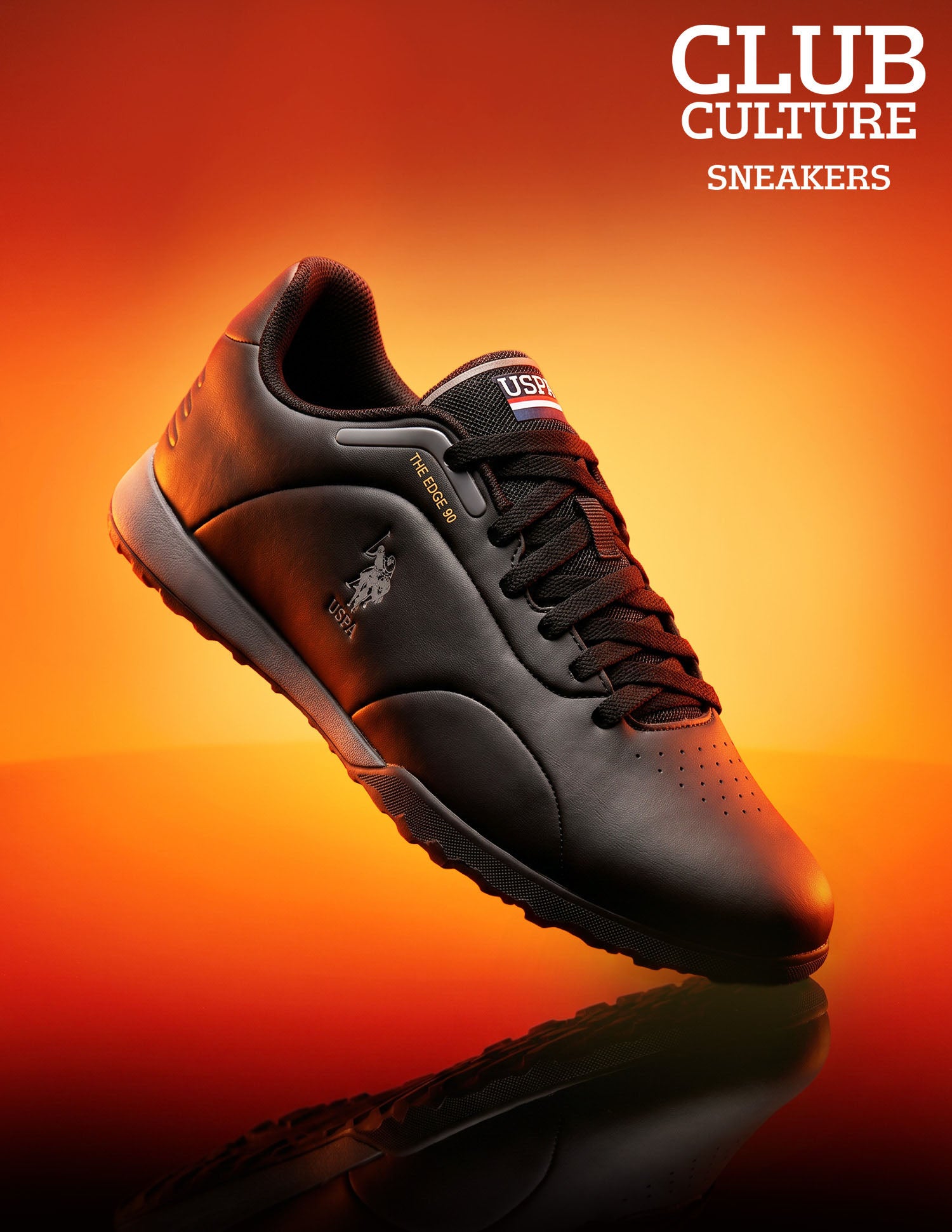 Round Toe Lace Ups The Edge 90 Sneakers