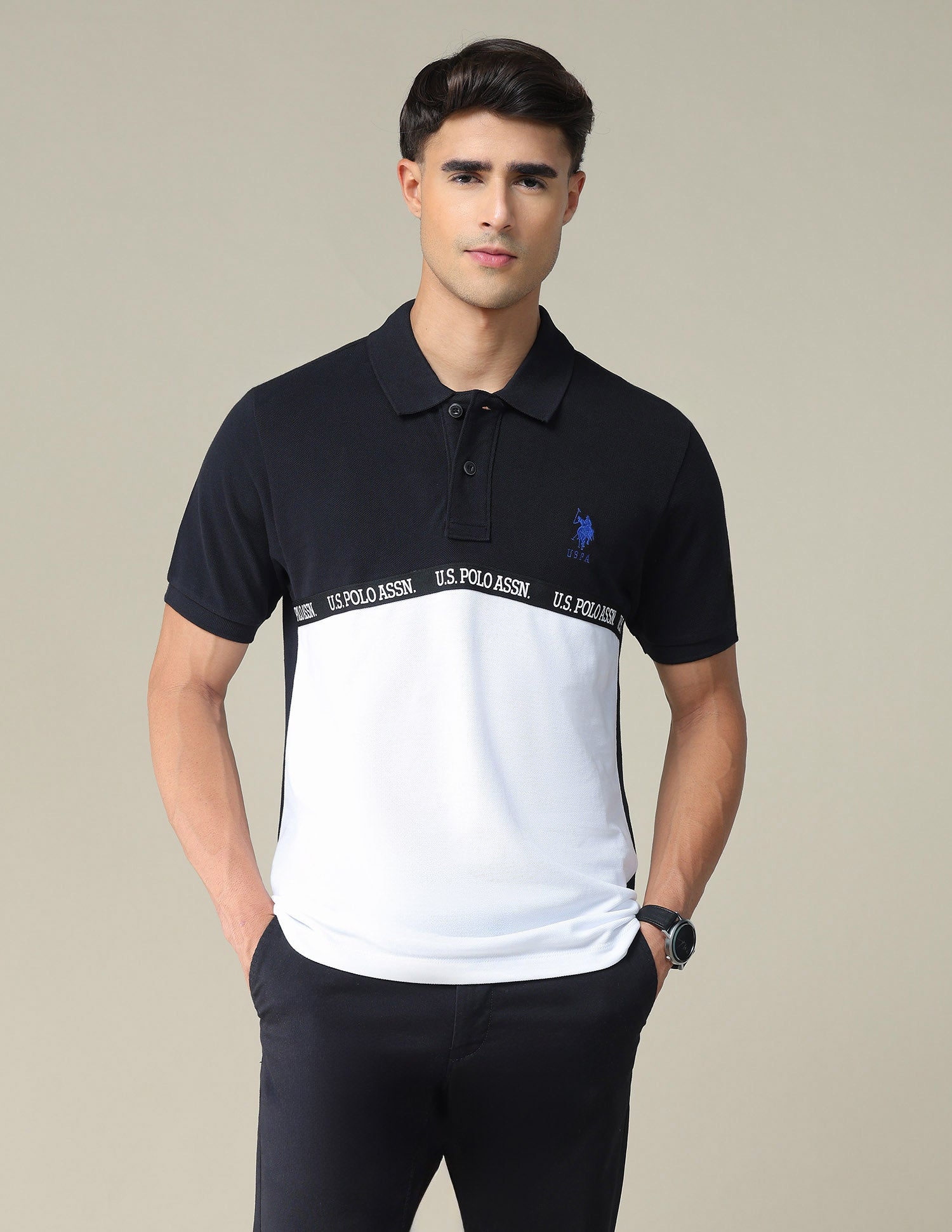 Logo Tape Polo Shirt