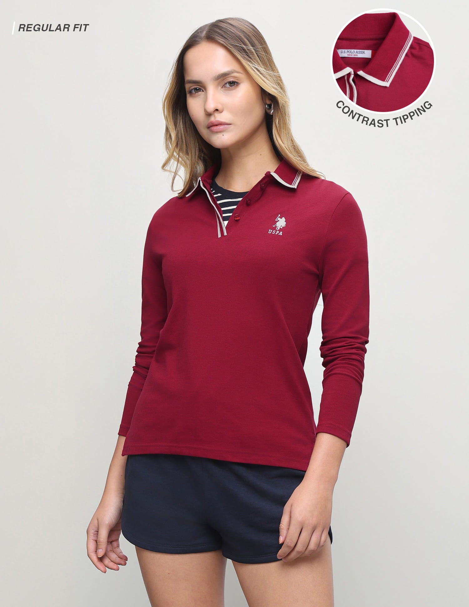 Solid Regular Fit Polo Shirt