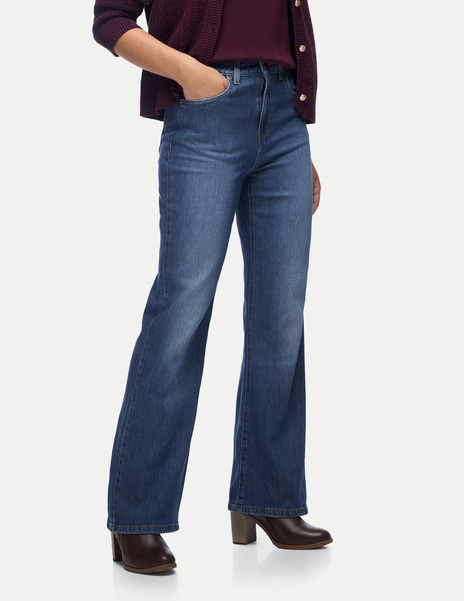 Bootcut Fit Blue Jeans Dark Blue - U.S. Polo Assn. India | Large