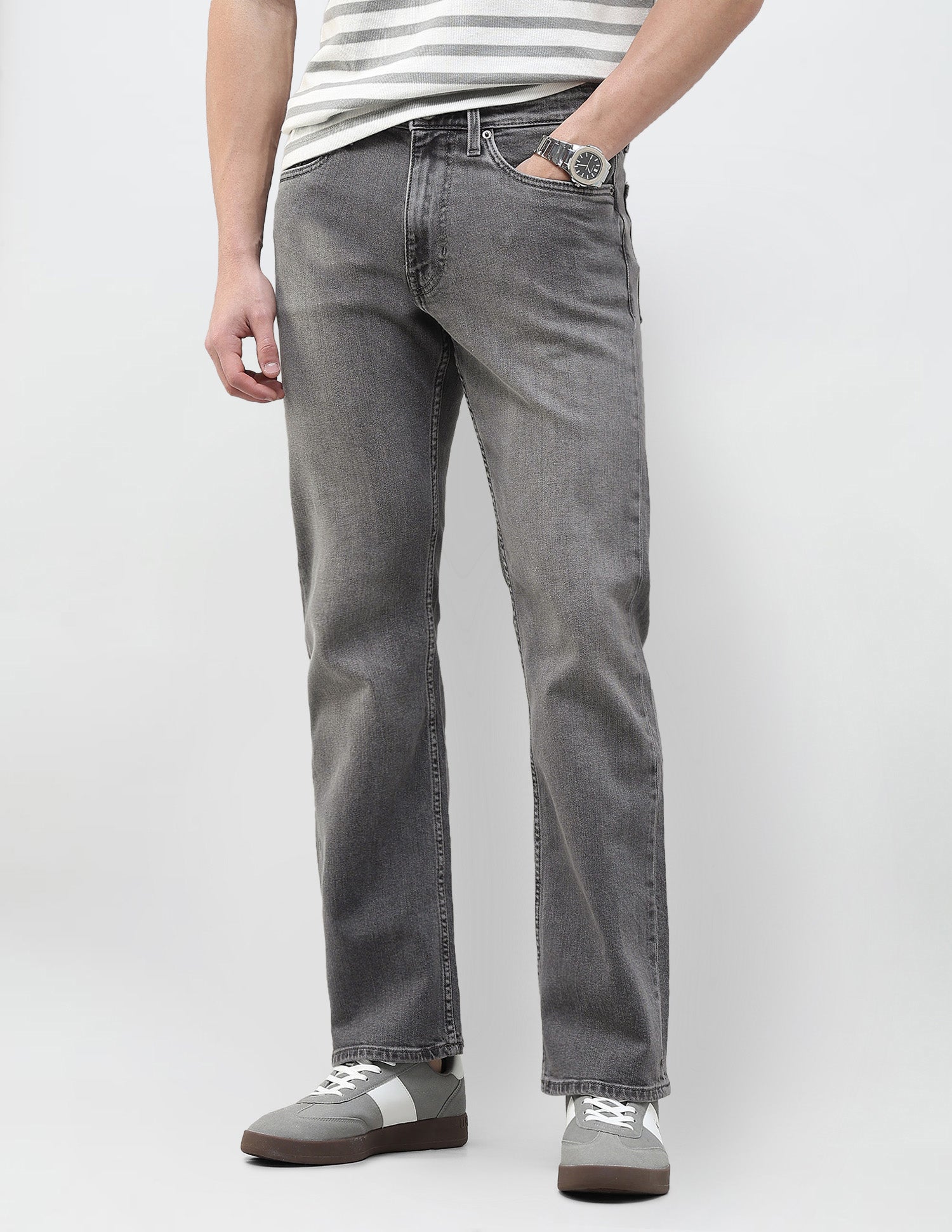 Connor Bootcut Fit Grey Jeans