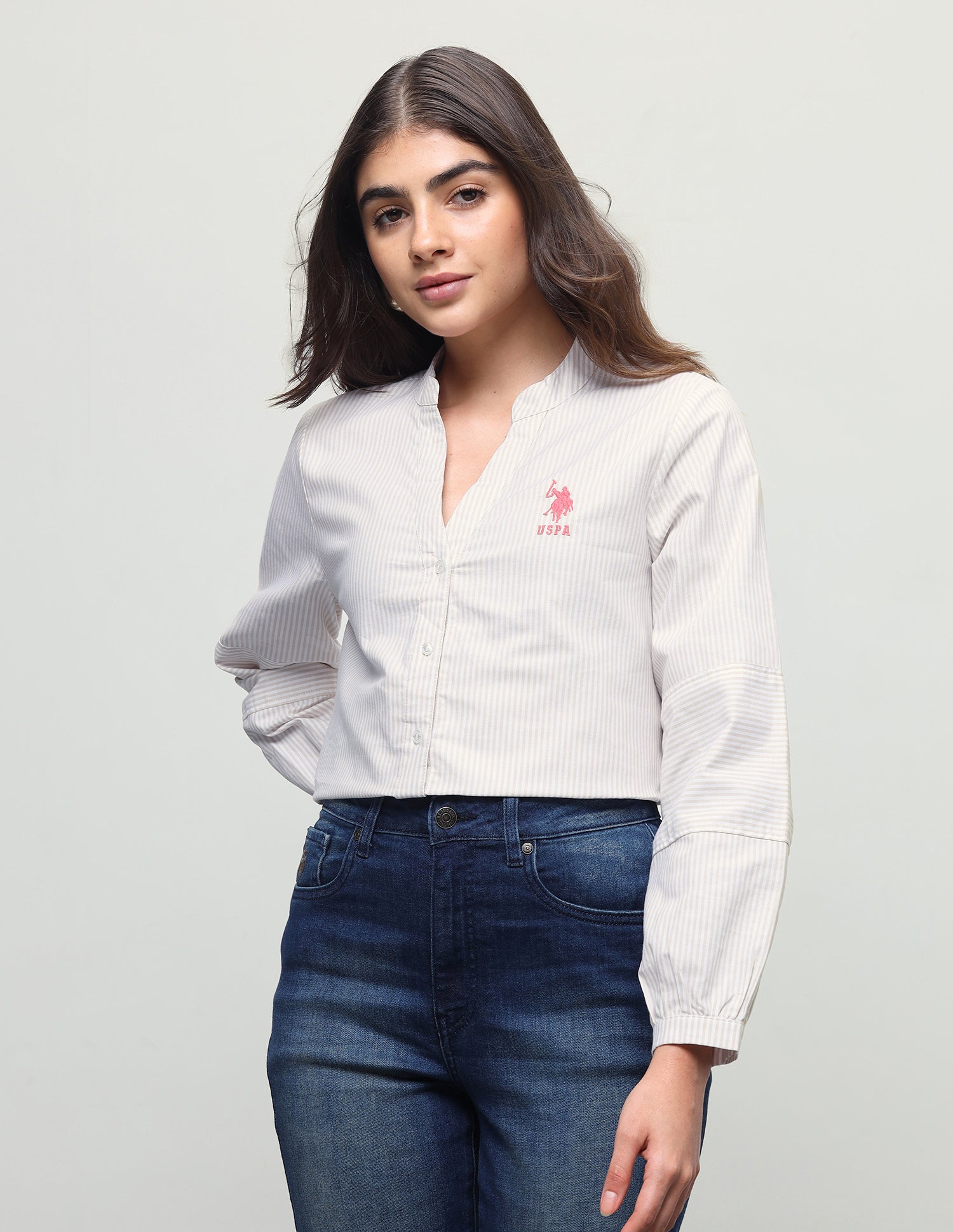 Vertical Striped Regular Fit Shirt