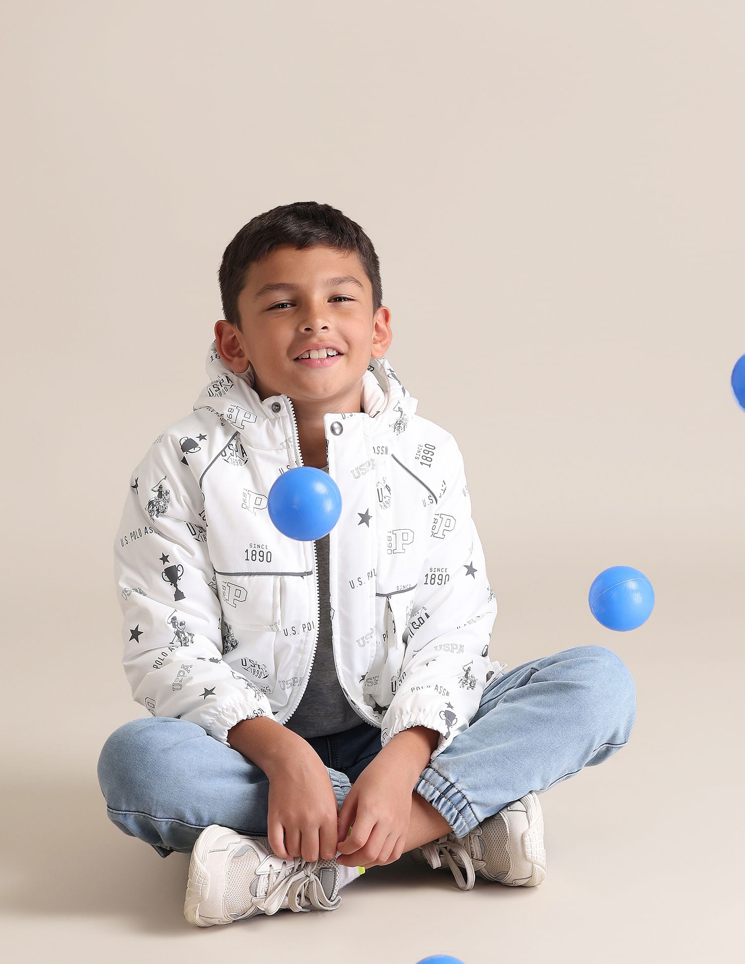 Boys Printed Hooded Jackets