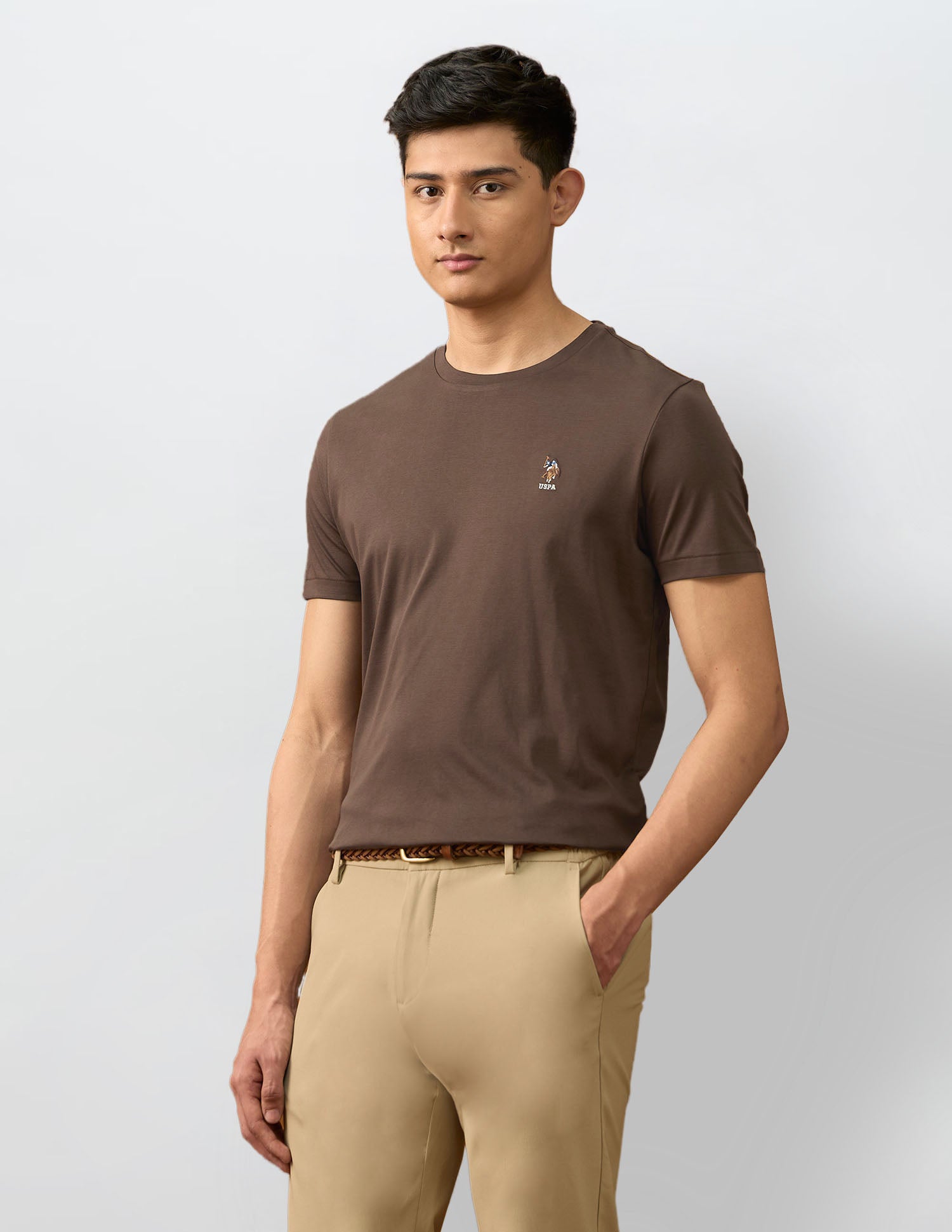 Solid Varsity T Shirt