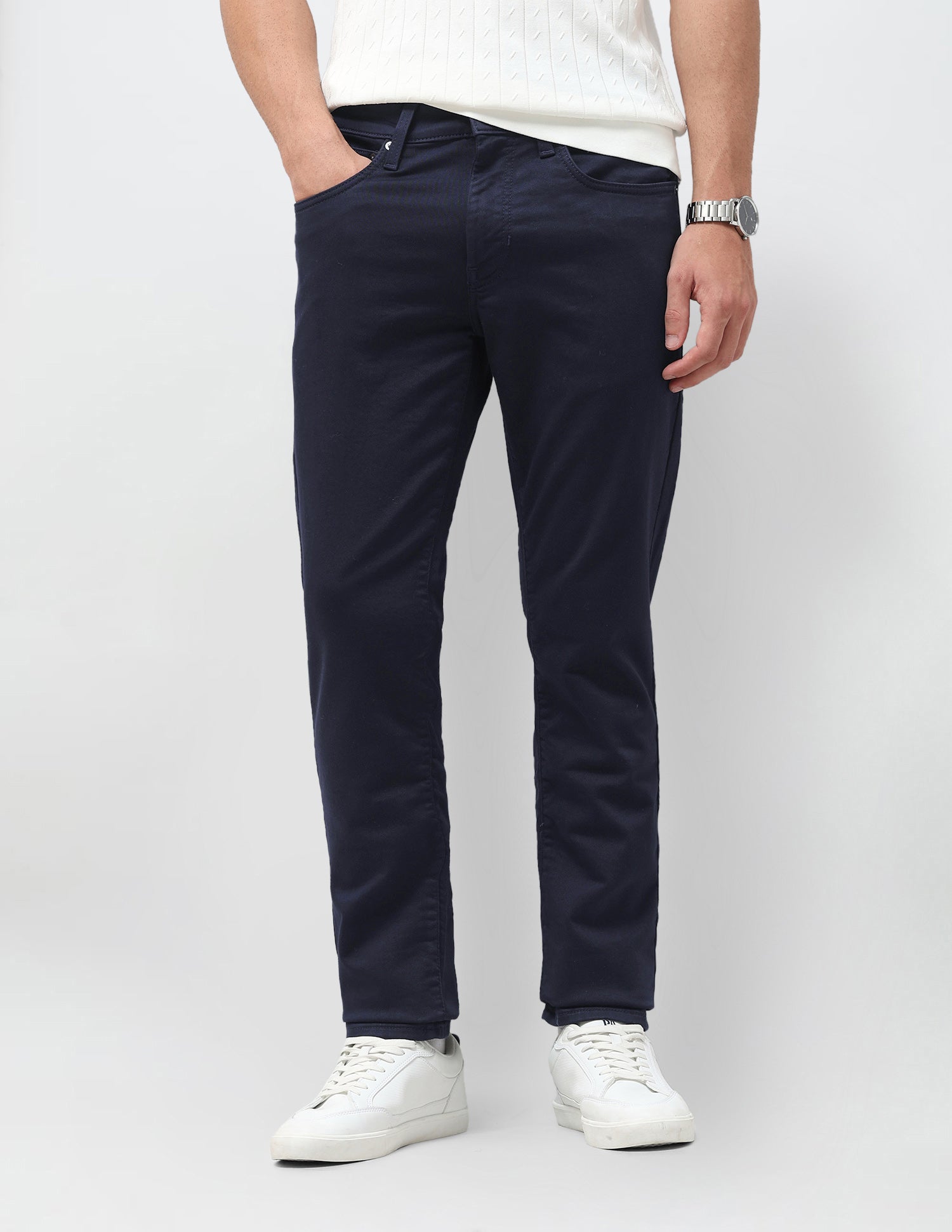 Brandon Slim Tapered Fit Blue Jeans Navy - U.S. Polo Assn. India | Large