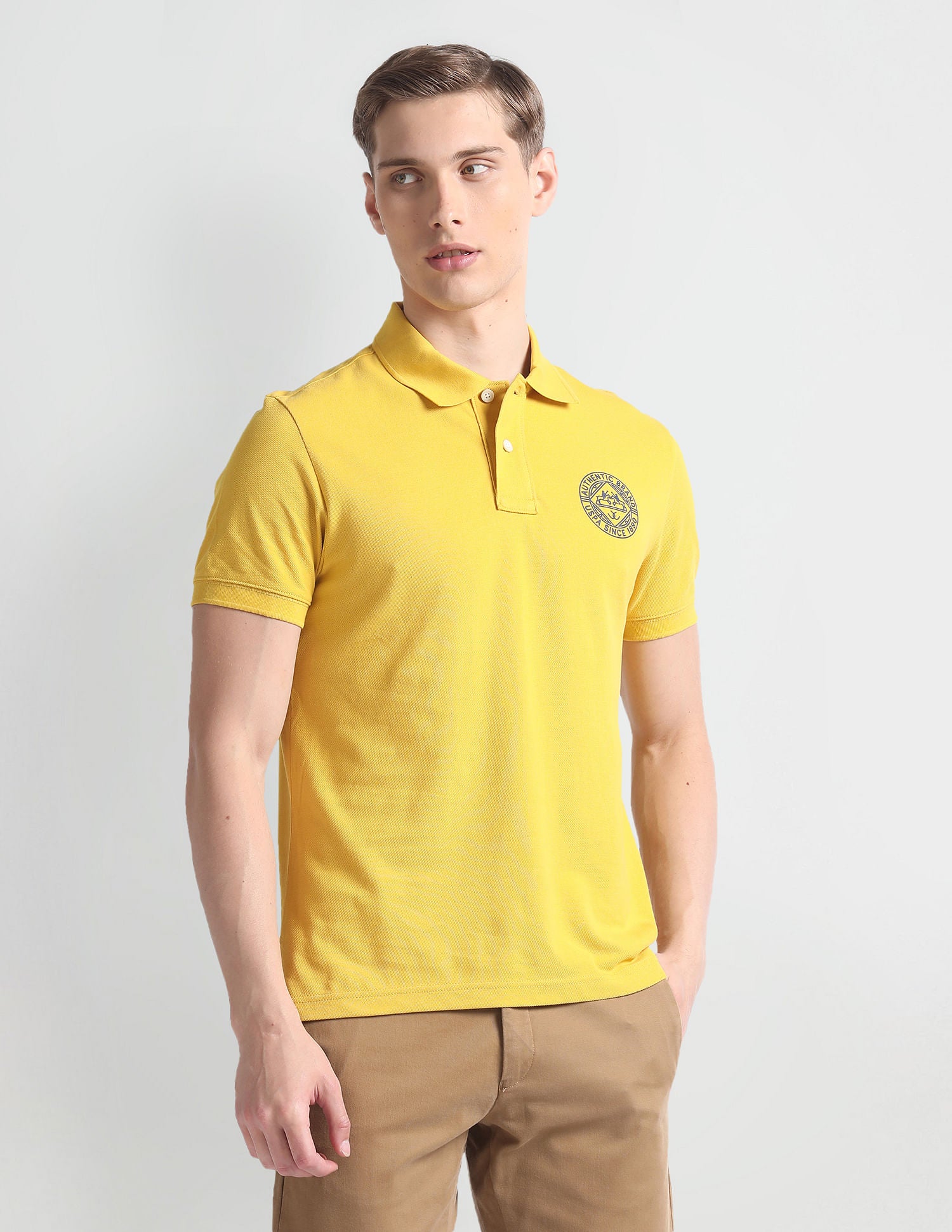 Rear Graphic Cotton Polo Shirt – U.S. Polo Assn. India