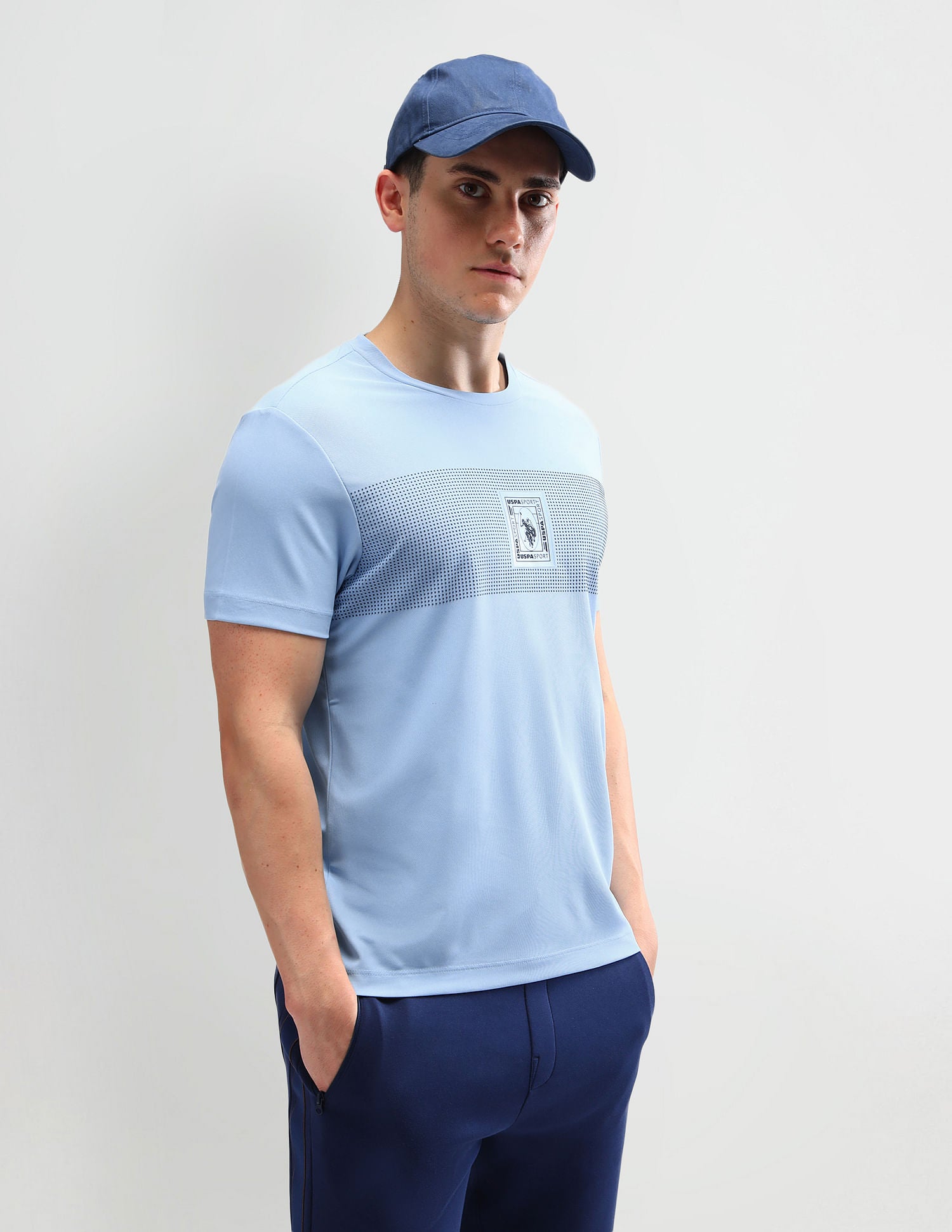 Slim Fit Brand Printed T-Shirt