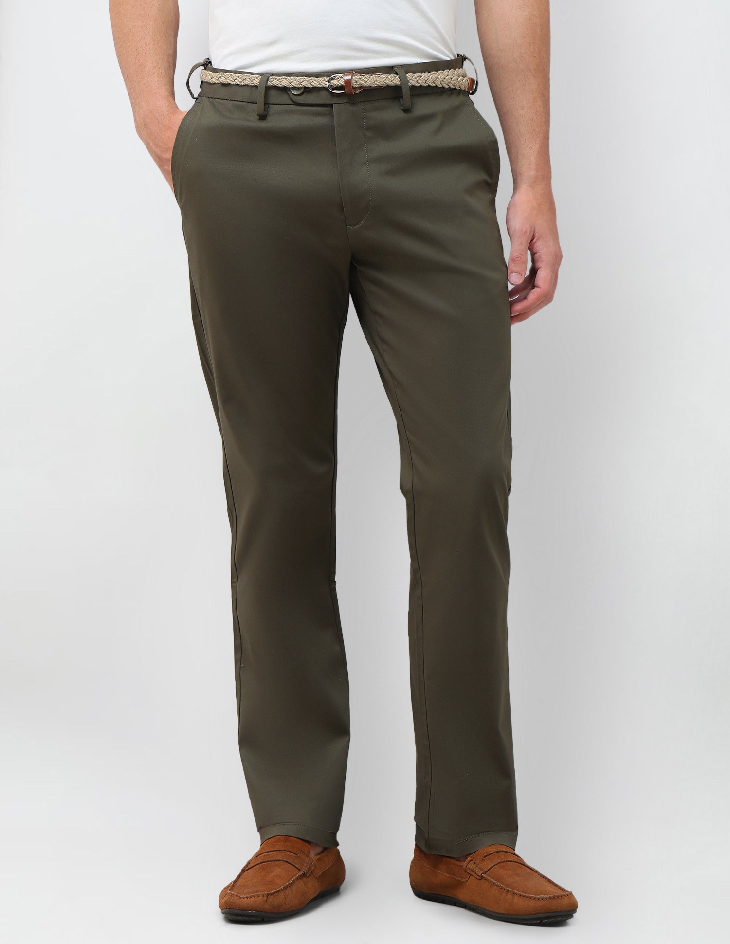 Twill Riley Straight Fit Trousers