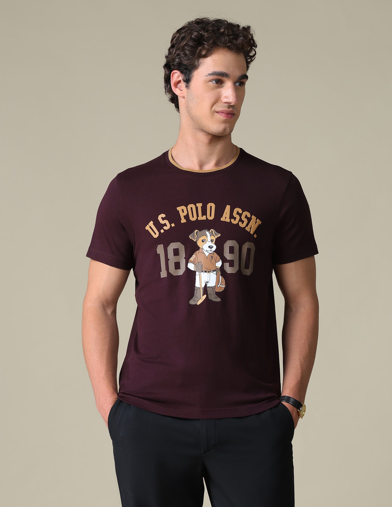 Typographic Slim Fit T-Shirt