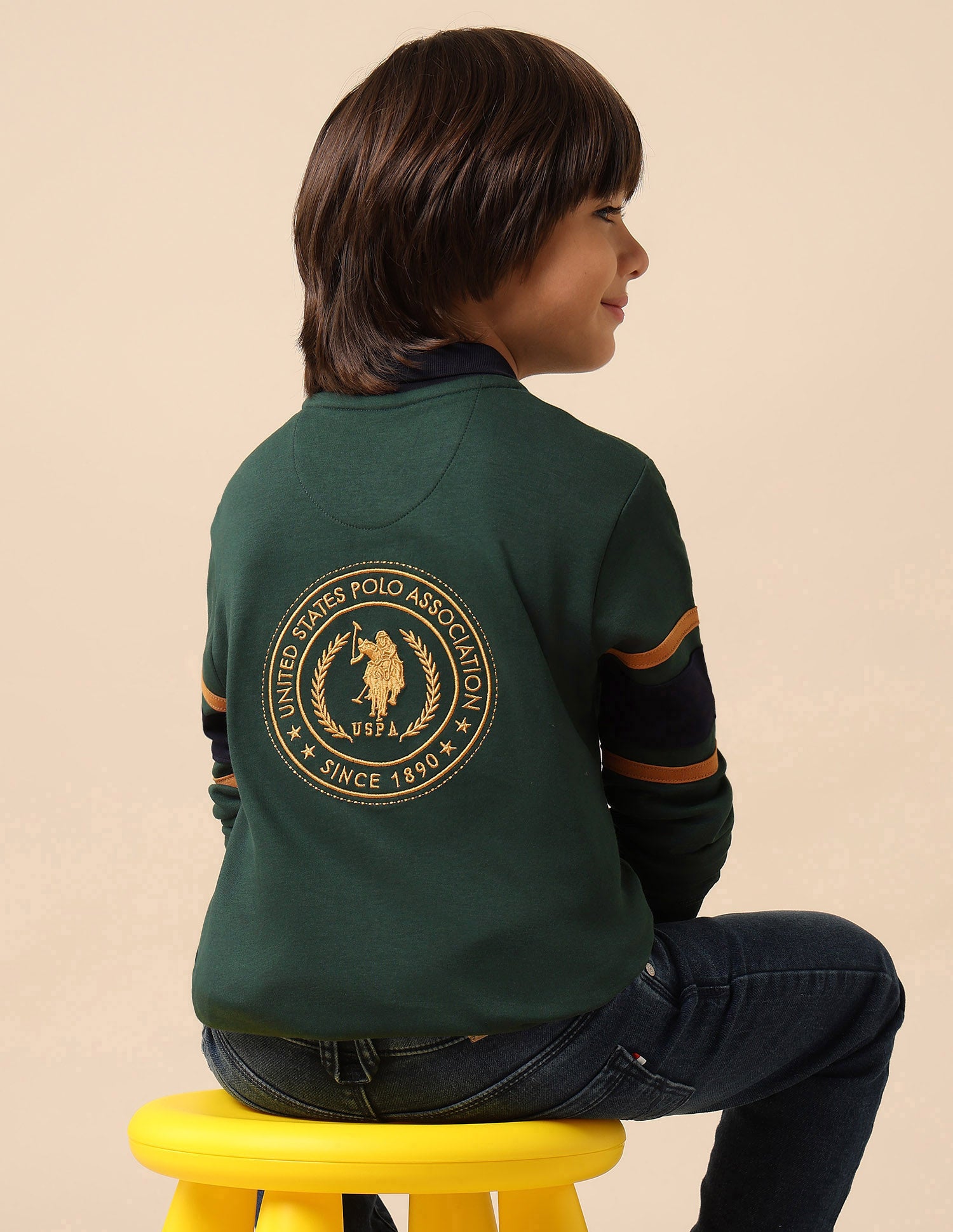 Boys Brand Embroidered Regular Fit Polo Shirt