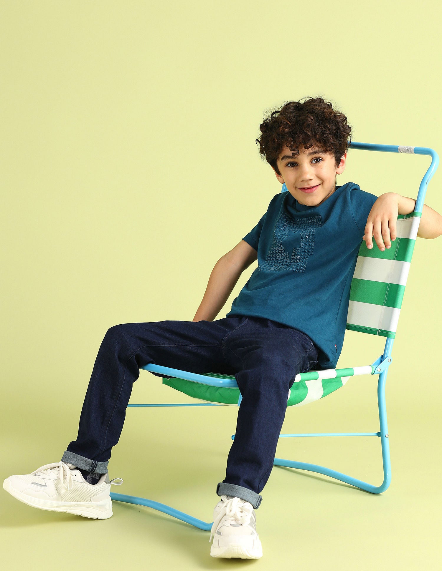 Boys Slim Fit Blue Jeans