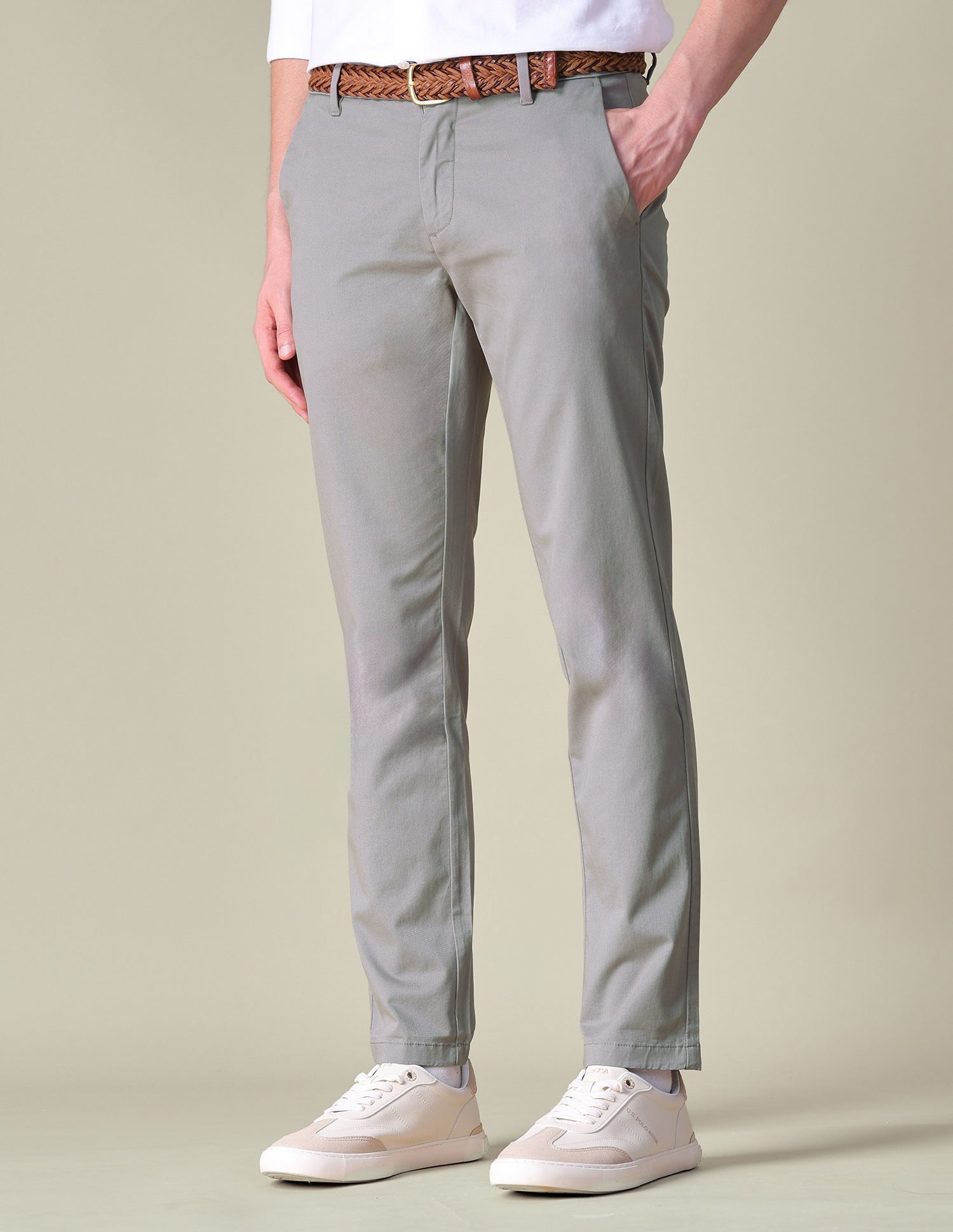 Austin Trim Regular Fit Twill Trousers
