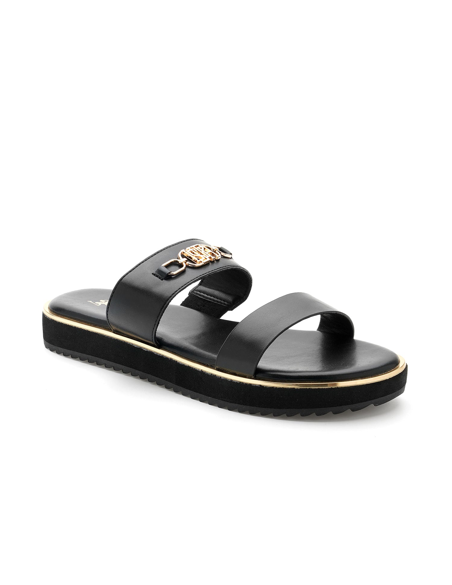 Comfort EVA Flat Cinzia Sandals Black - U.S. POLO ASSN. | Large