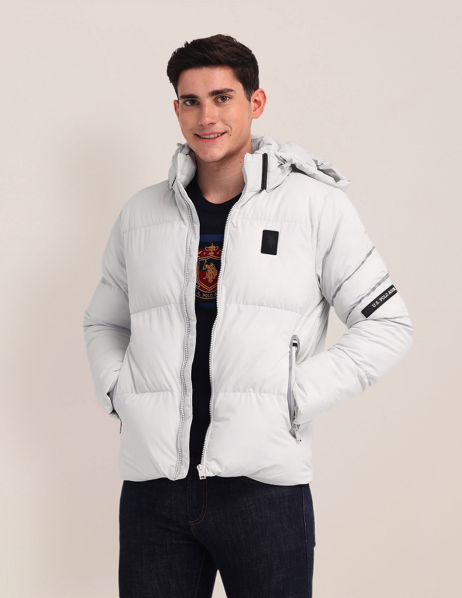 Detachable Hood Padded Jacket