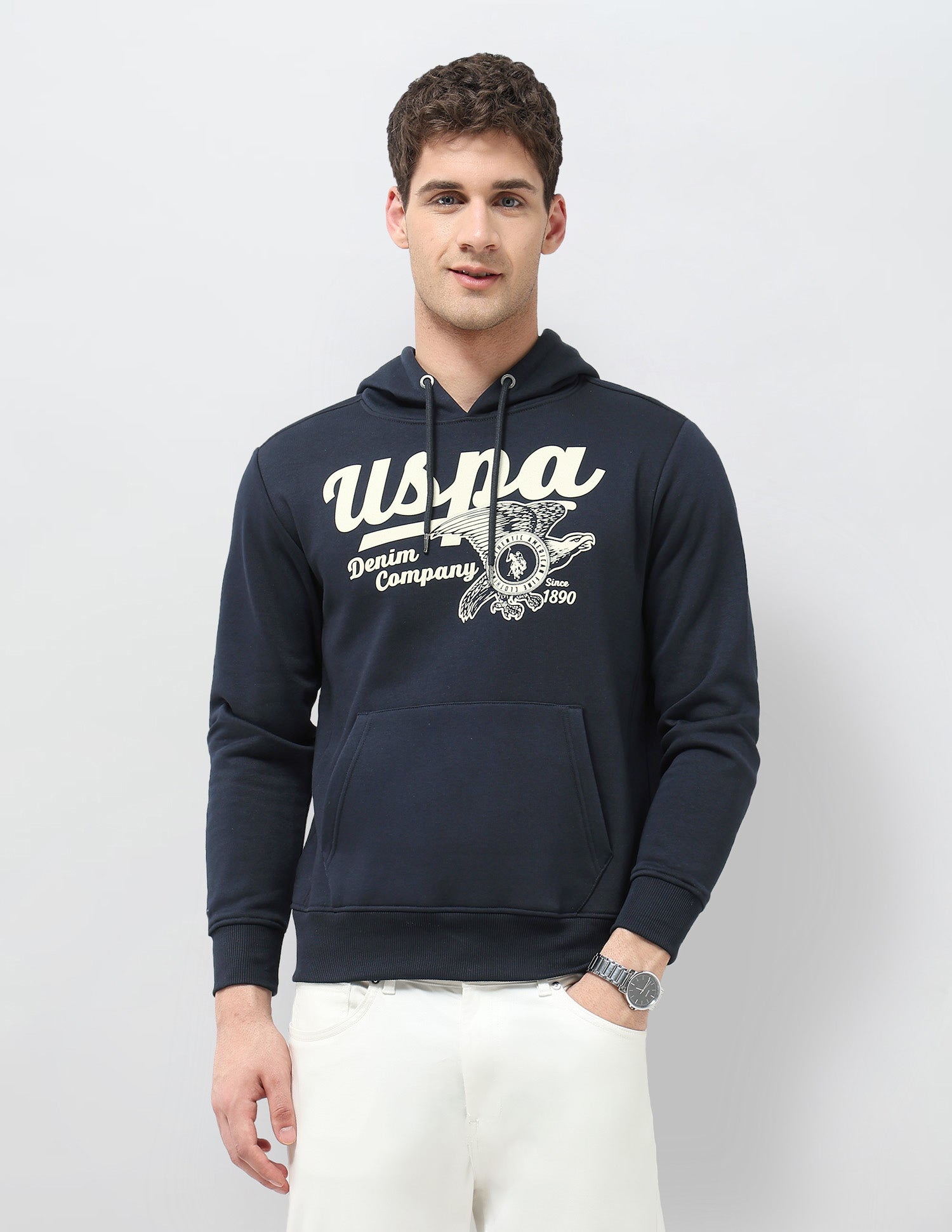 Brand Printed Regular Fit Sweatshirt