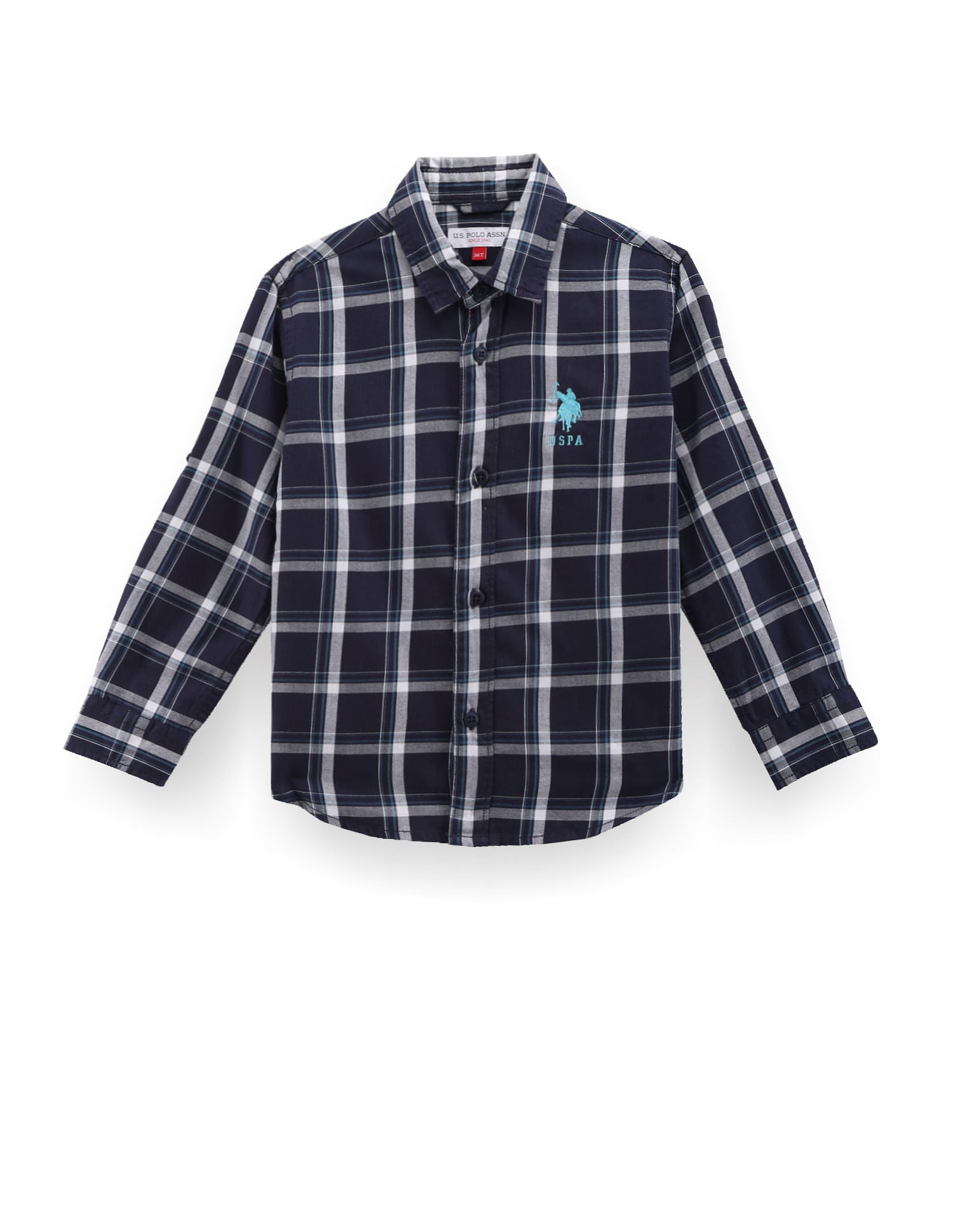 Boys Tartan Check Twill Shirt