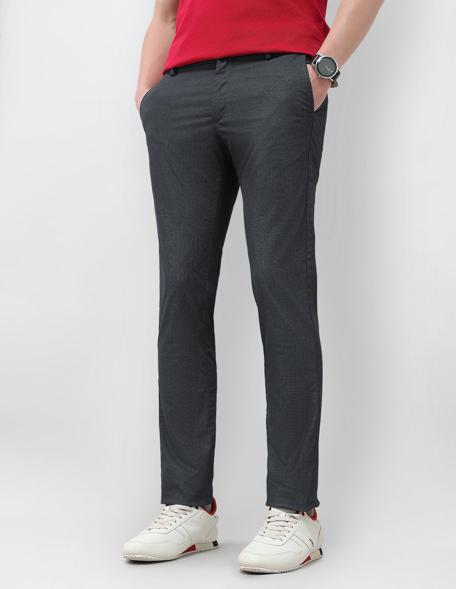 Satin Denver Slim Fit Trousers