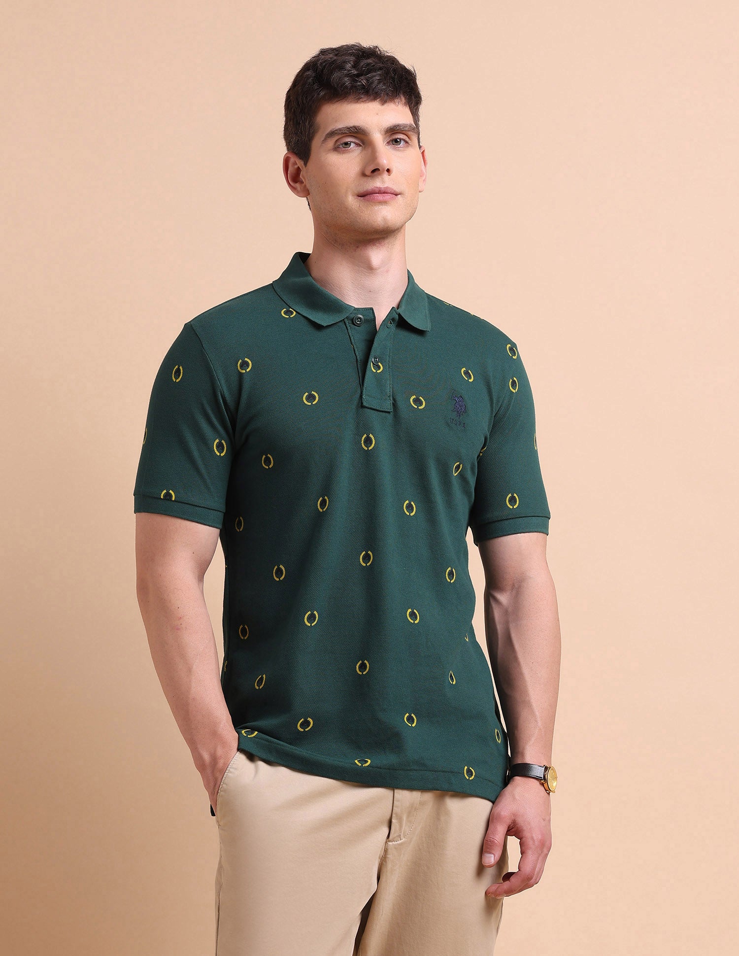 Heritage Print Polo Shirt