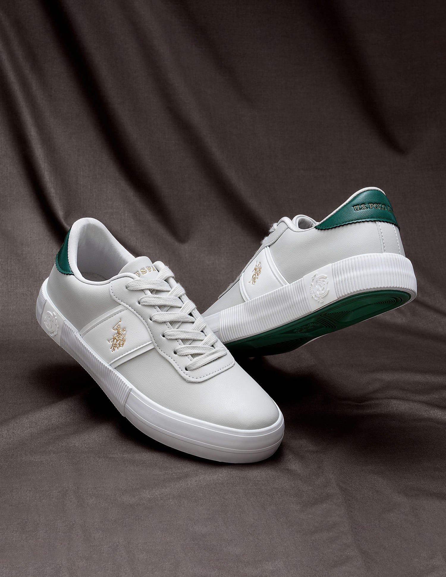 Men Colour Blocked Mees 2.0 Sneakers Light Grey - U.S. Polo Assn. India | Large