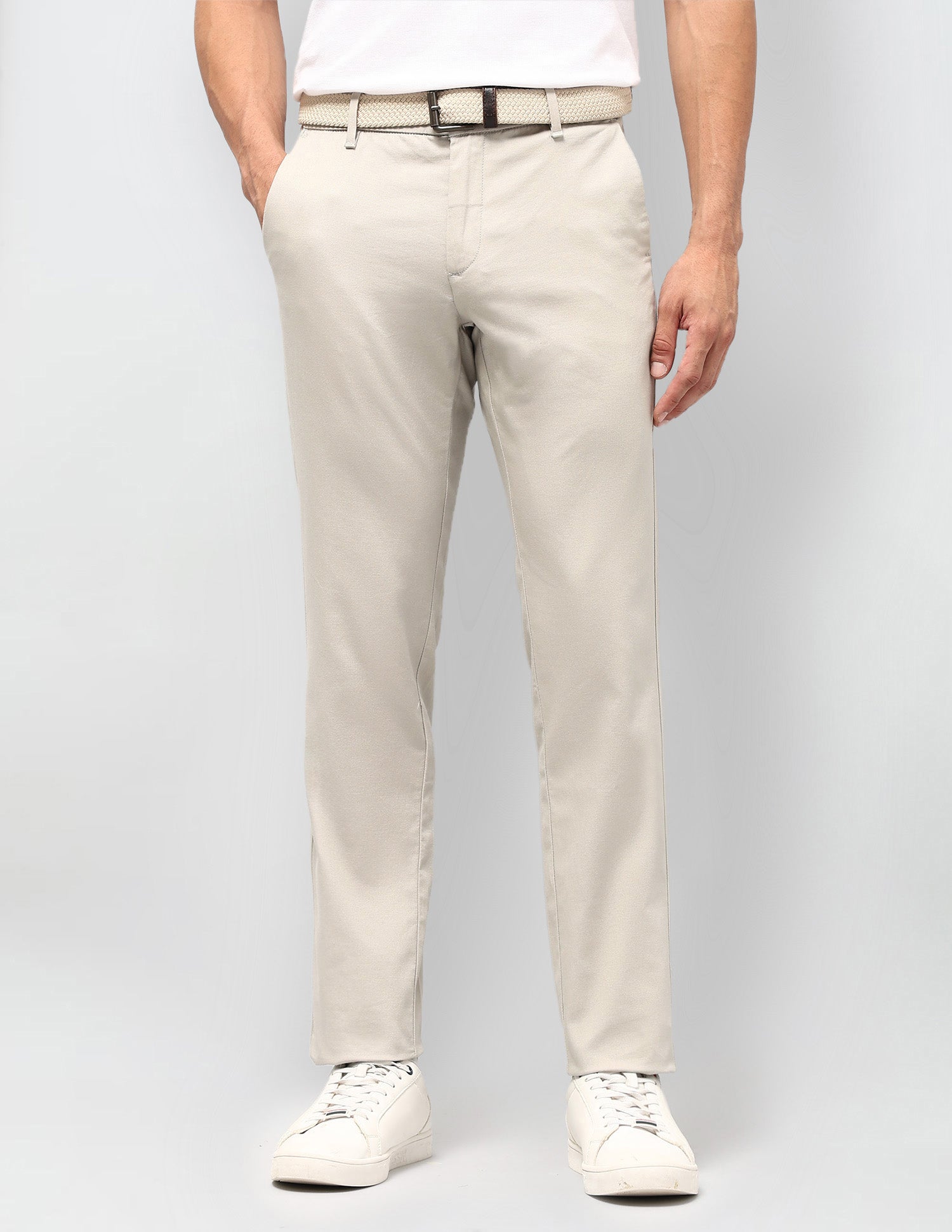 Textured Austin Slim Fit Trousers
