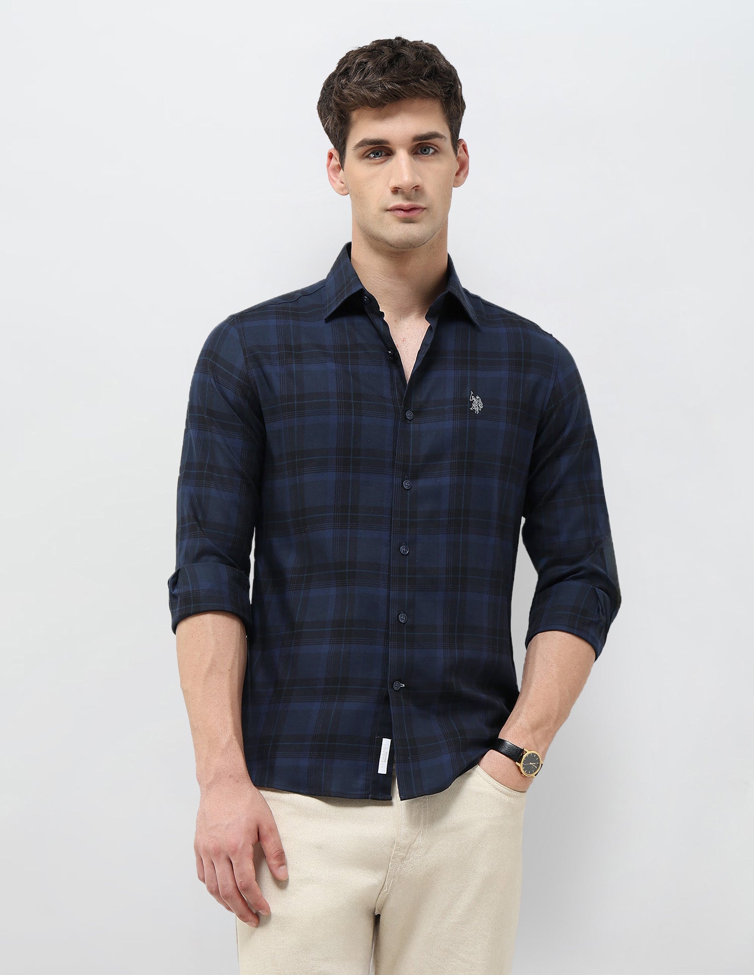 Tartan Checked Twill Shirt