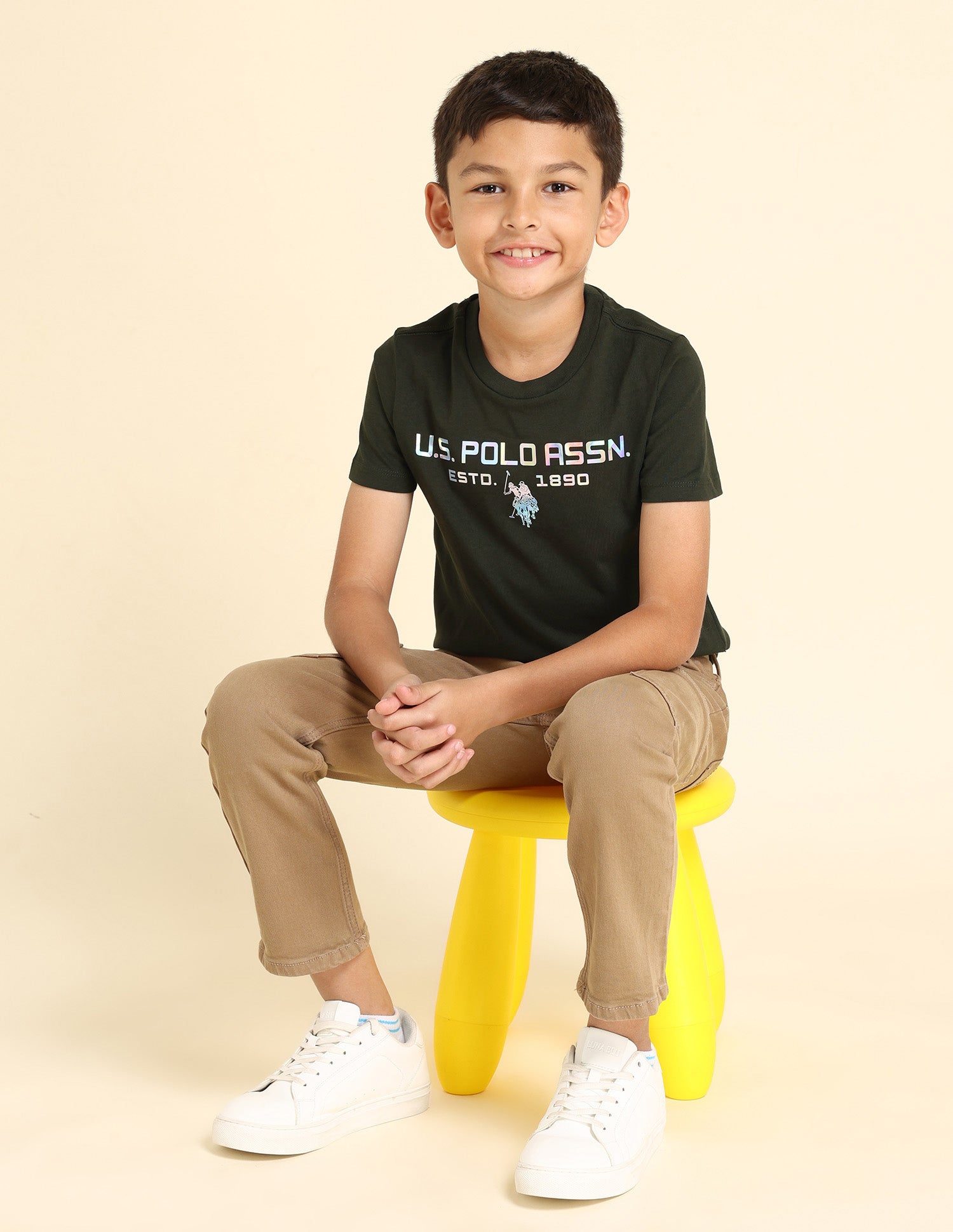 Boys Reflective Print T-Shirt