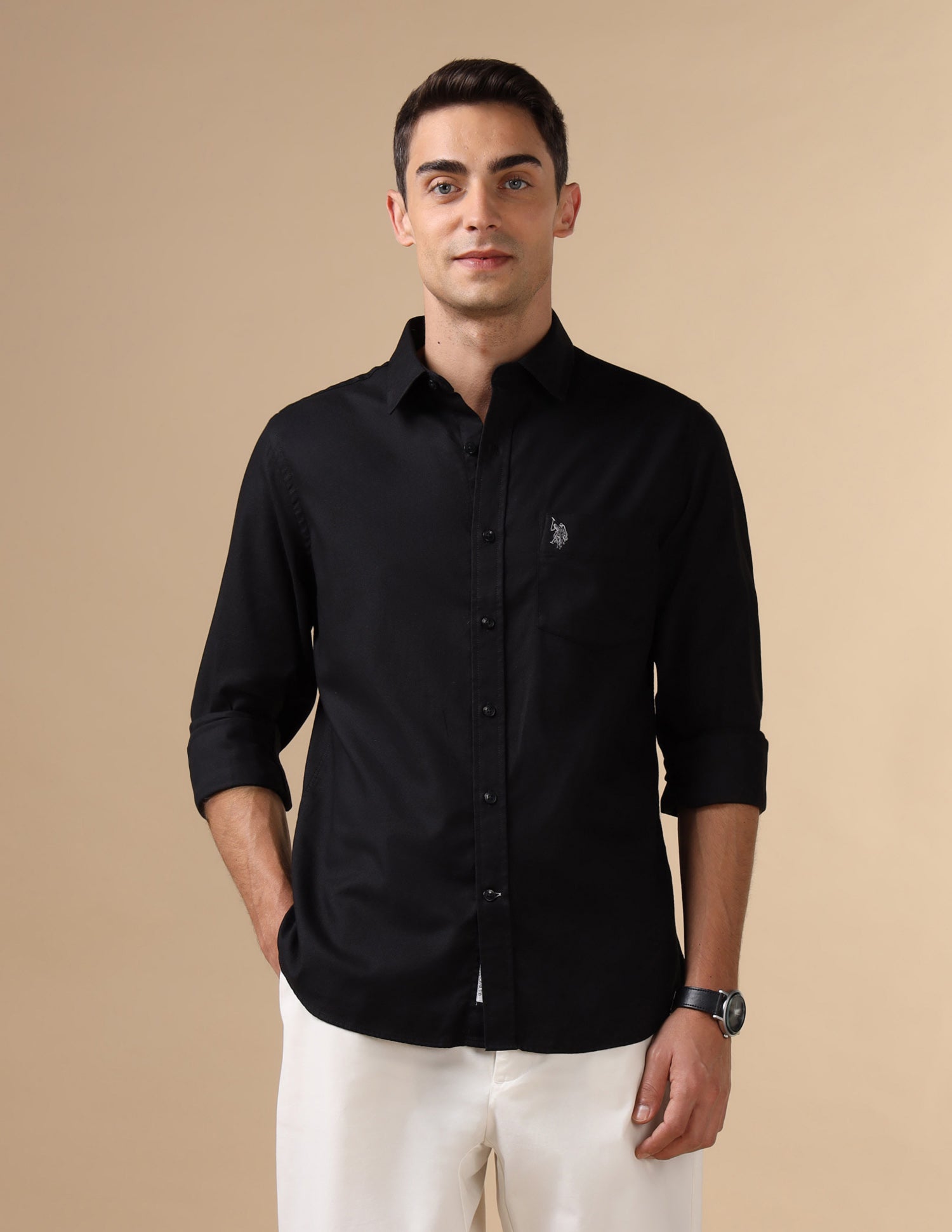 Dobby Pure Cotton Shirt