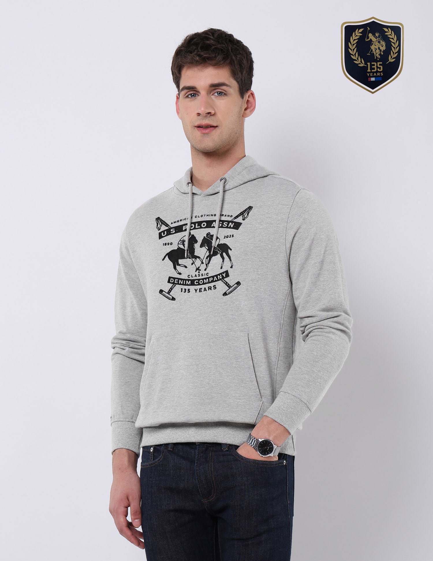 Graphic Brand Printed Regular Fit Sweatshirt