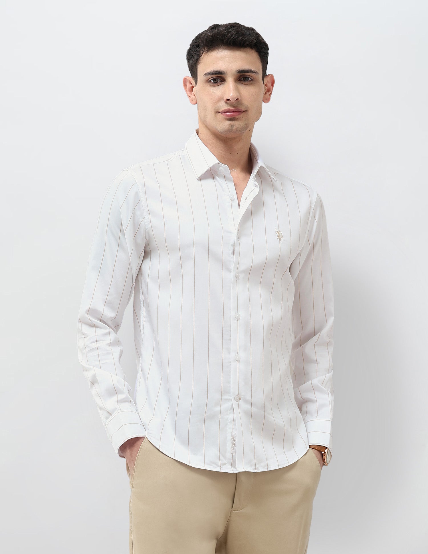 Satin Tailored Fit Shirt