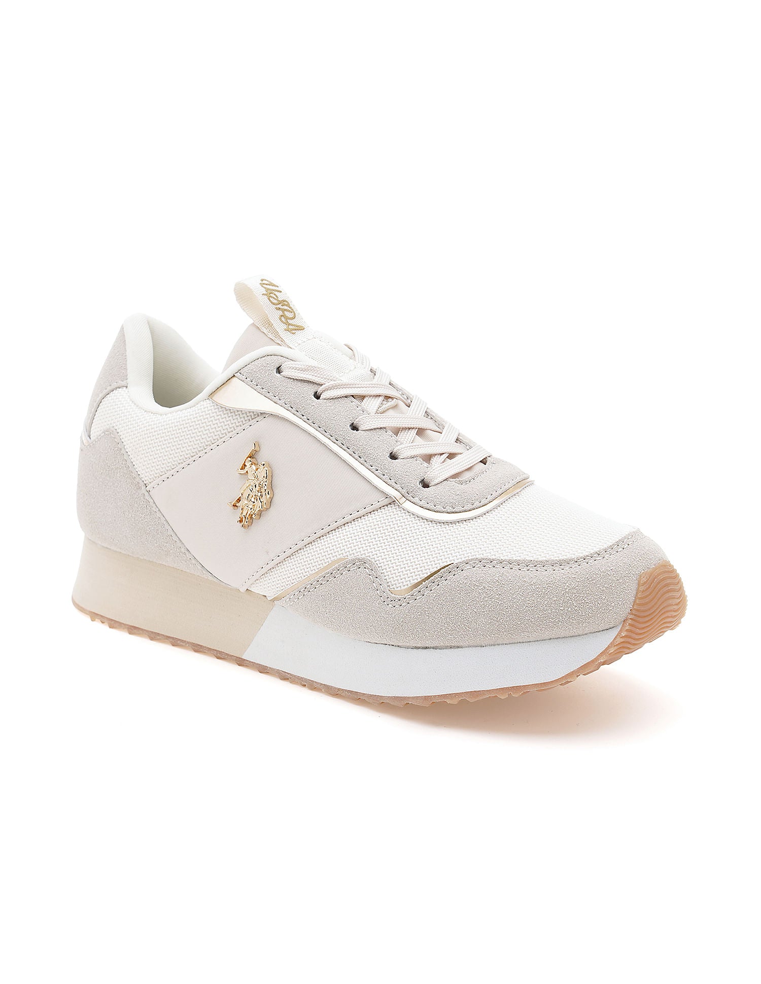 Colour Block Judy Sneakers Beige - U.S. Polo Assn. India | Large