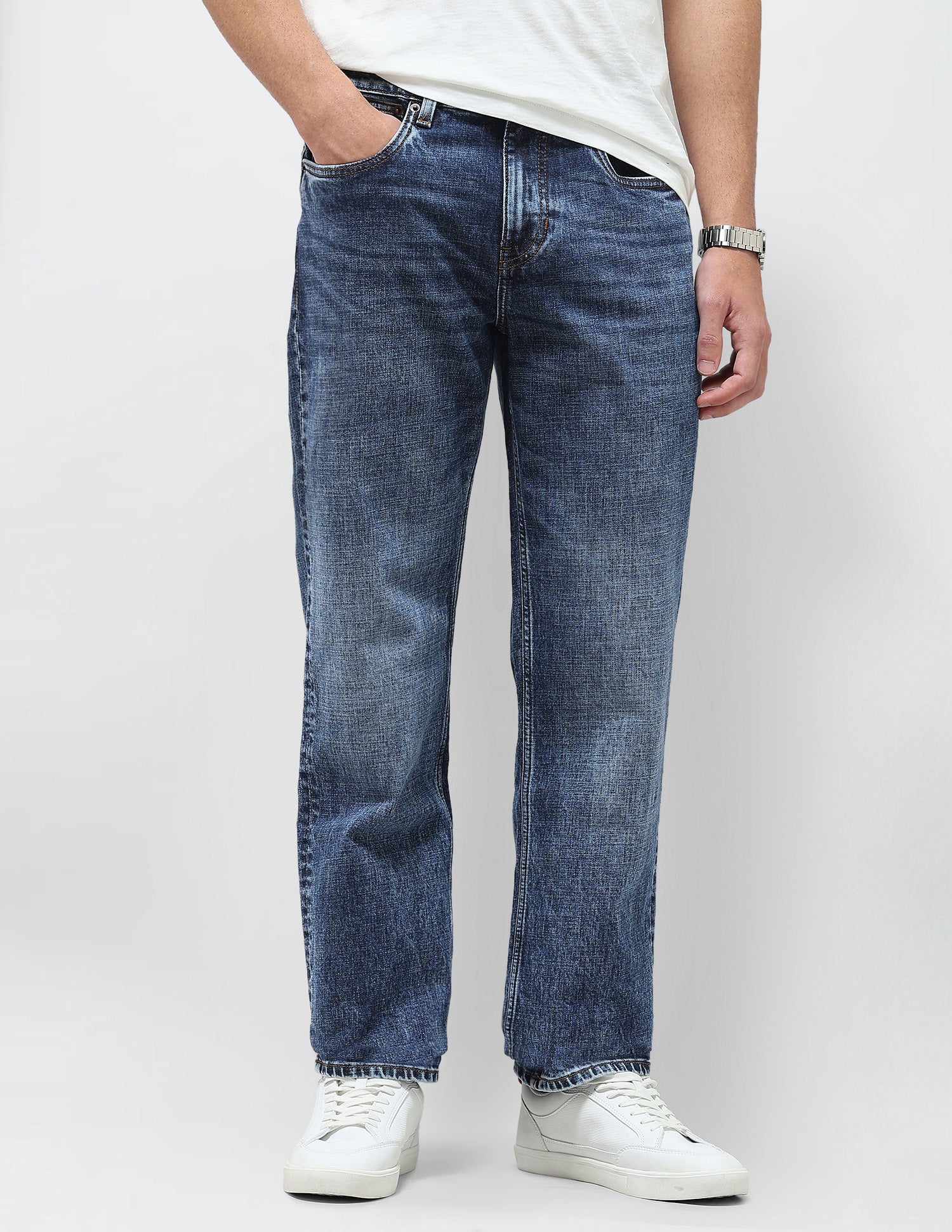 Shawn Relaxed Fit Blue Jeans