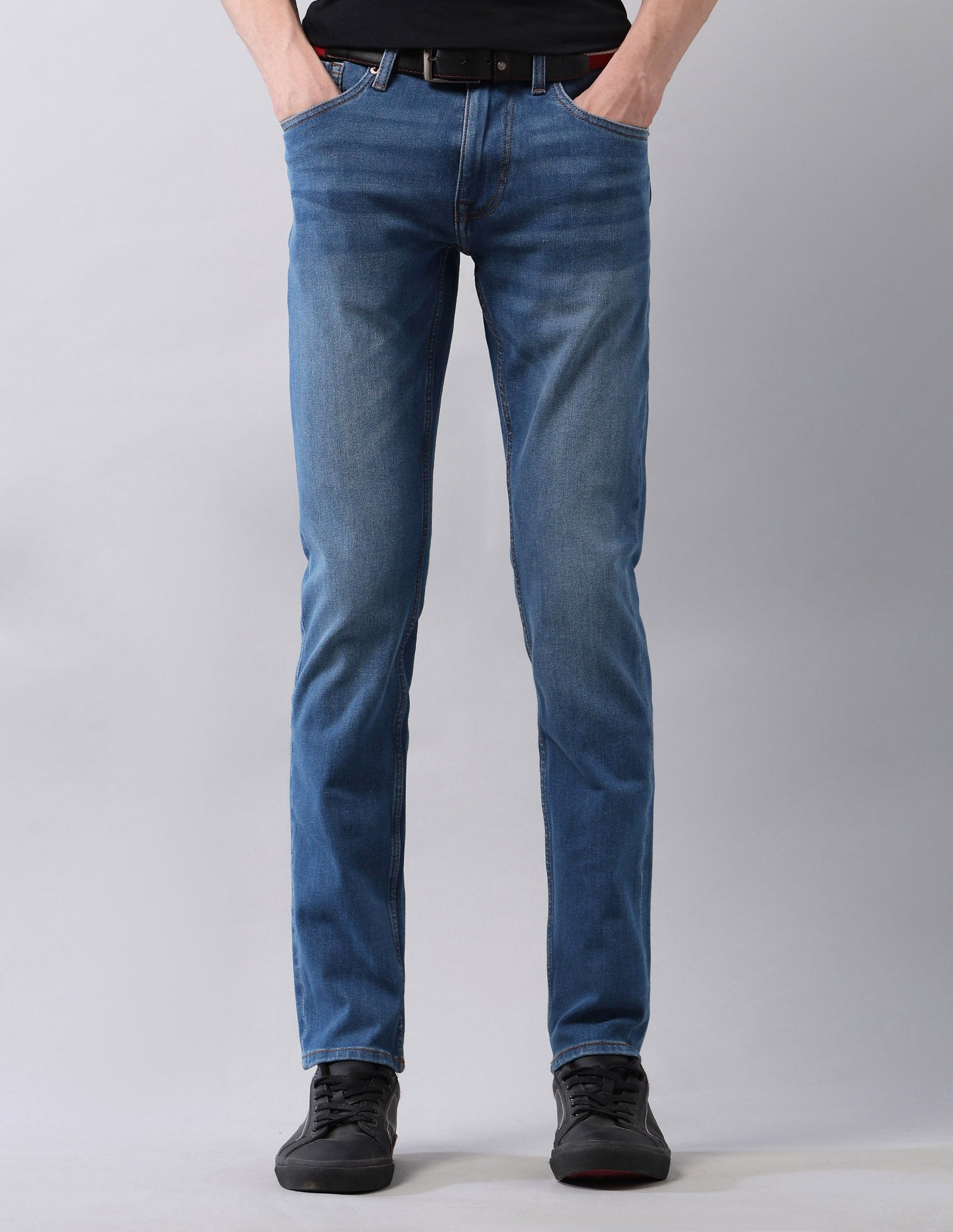 Regallo Skinny Fit Blue Jeans Blue - U.S. Polo Assn. India | Large