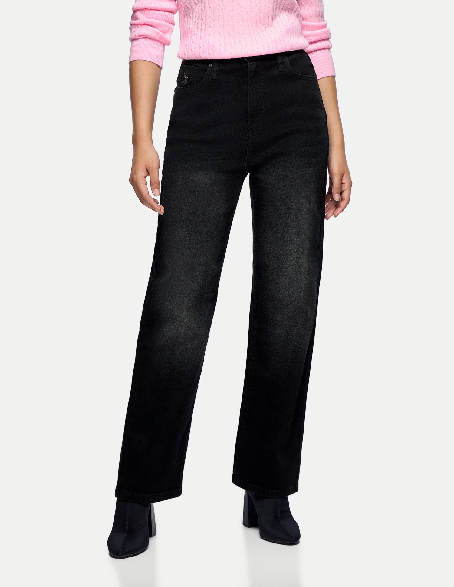 Straight Fit Grey Jeans Dark Grey - U.S. Polo Assn. India | Large